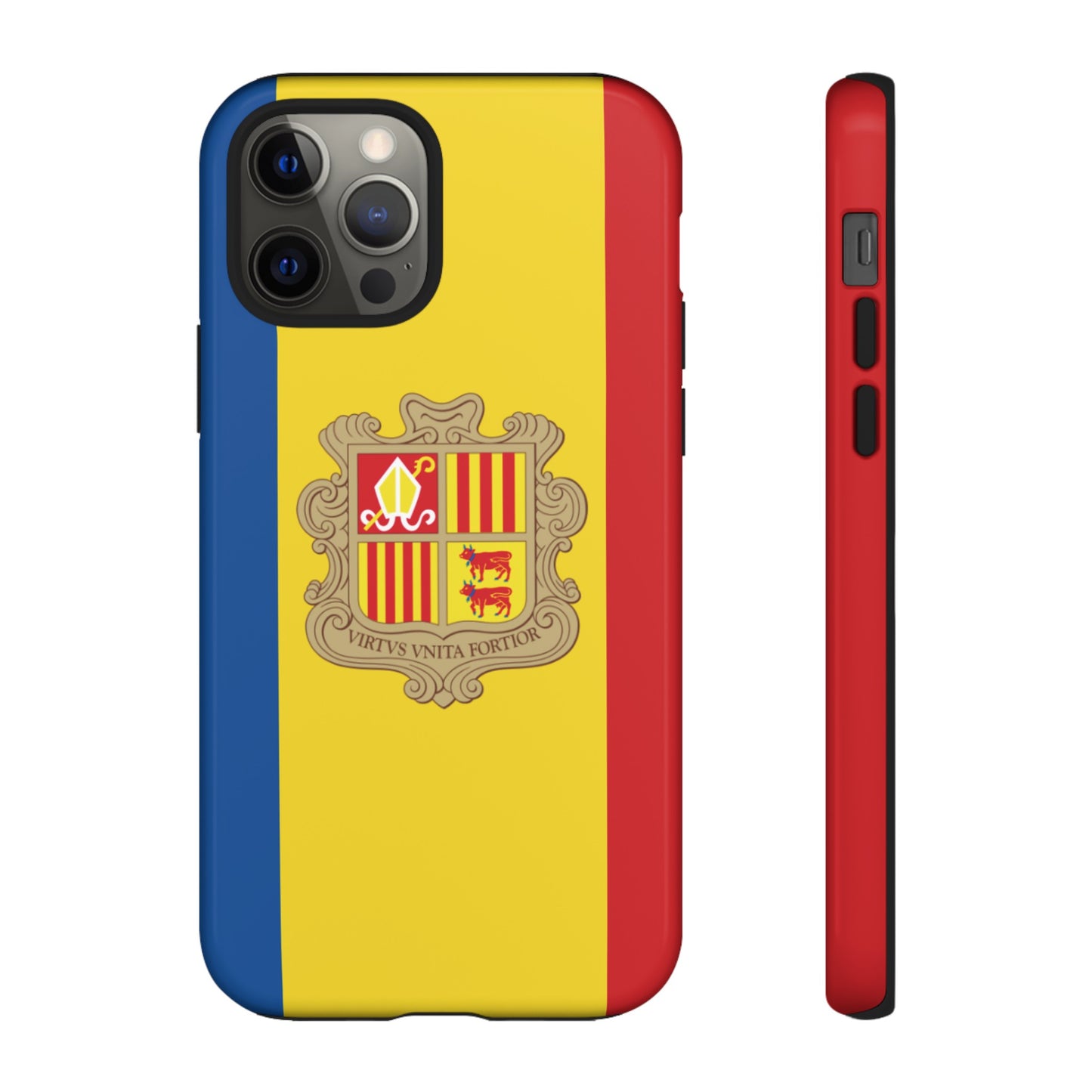 Andorra Flag Phone Case | iPhone 15 Plus/ Pro, 14, 13, 12| Google Pixel 7, Pro, 5| Samsung Galaxy S23 All Major Phone Models