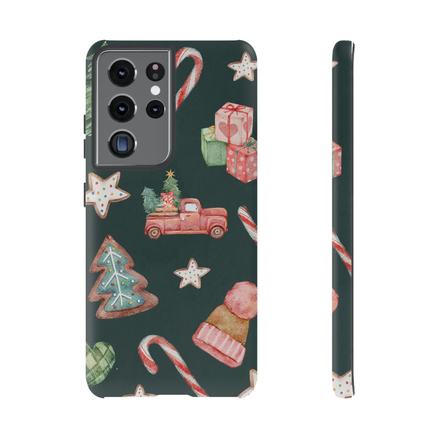 Festive Christmas Wallpaper Phone Case | iPhone 15 Plus/ Pro, 14, 13, 12| Google Pixel 7, Pro, 5| Samsung Galaxy S23 All Major Phone Models