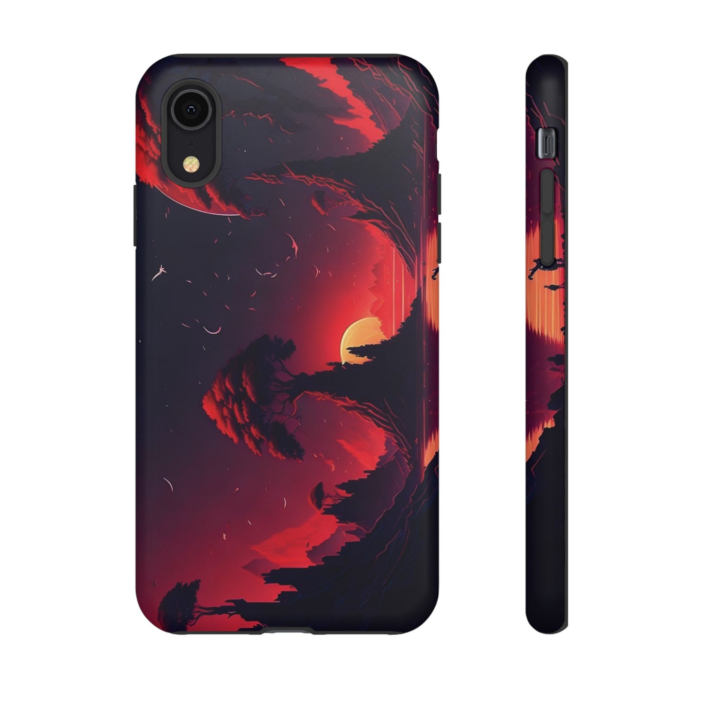 Red Sunset Wallpaper Phone Case | iPhone 15 Plus/ Pro, 14, 13, 12| Google Pixel 7, Pro, 5| Samsung Galaxy S23 All Major Phone Models