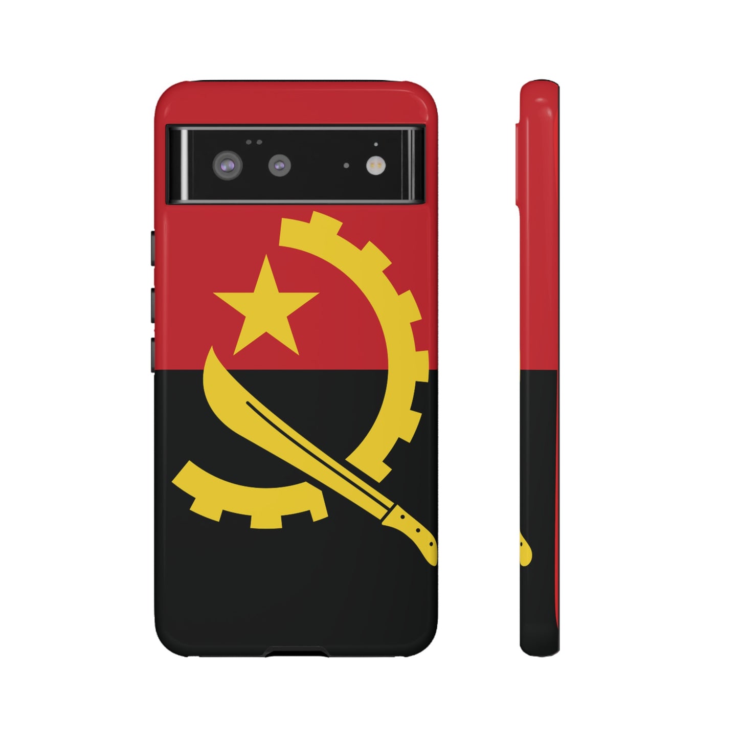 Angola Flag Phone Case | iPhone 15 Plus/ Pro, 14, 13, 12| Google Pixel 7, Pro, 5| Samsung Galaxy S23 All Major Phone Models