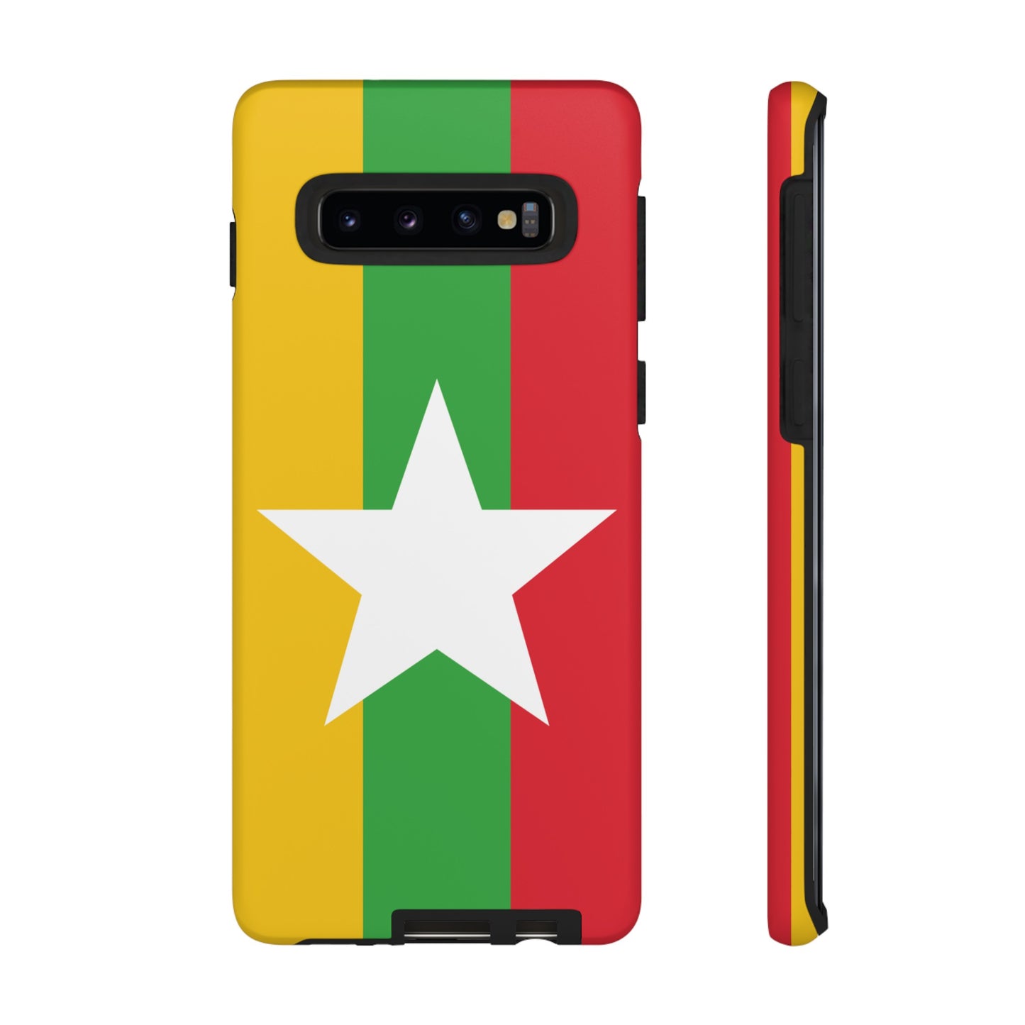 Myanmar Flag Phone Case | iPhone 15 Plus/ Pro, 14, 13, 12| Google Pixel 7, Pro, 5| Samsung Galaxy S23 All Major Phone Models