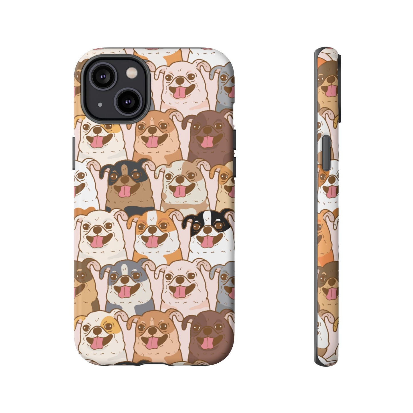 Dog Line Up Phone Case | iPhone 15 Plus/ Pro, 14, 13, 12| Google Pixel 7, Pro, 5| Samsung Galaxy S23 All Major Phone Models