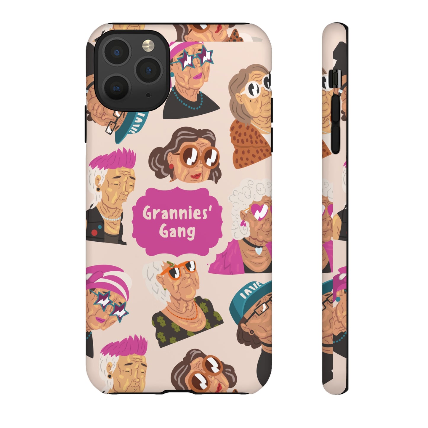 Grannies' Gang Wallpaper Phone Case | iPhone 15 Plus/ Pro, 14, 13, 12| Google Pixel 7, Pro, 5| Samsung Galaxy S23 All Major Phone Models