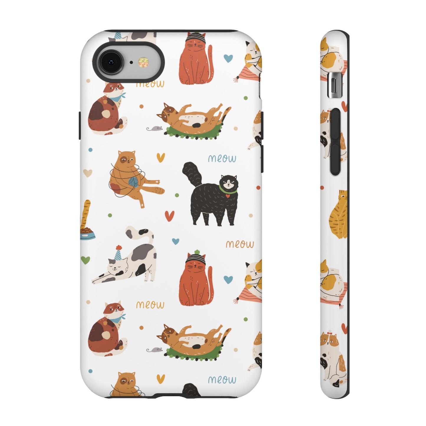 Collage of Cats Wallpaper Phone Case | iPhone 15 Plus/ Pro, 14, 13, 12| Google Pixel 7, Pro, 5| Samsung Galaxy S23 All Major Phone Models