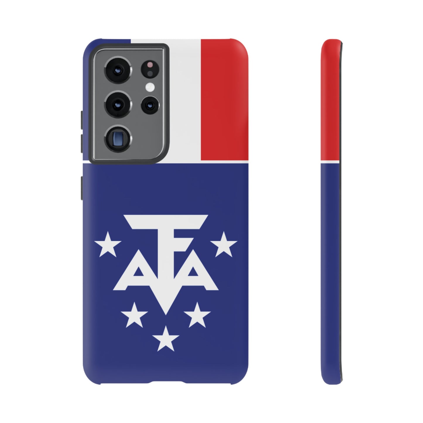 French Southern And Antarctic Lands Flag Phone Case | iPhone 15 Plus/ Pro, 14, 13, 12| Google Pixel 7, Pro, 5| Samsung Galaxy S23 All Major Phone Models