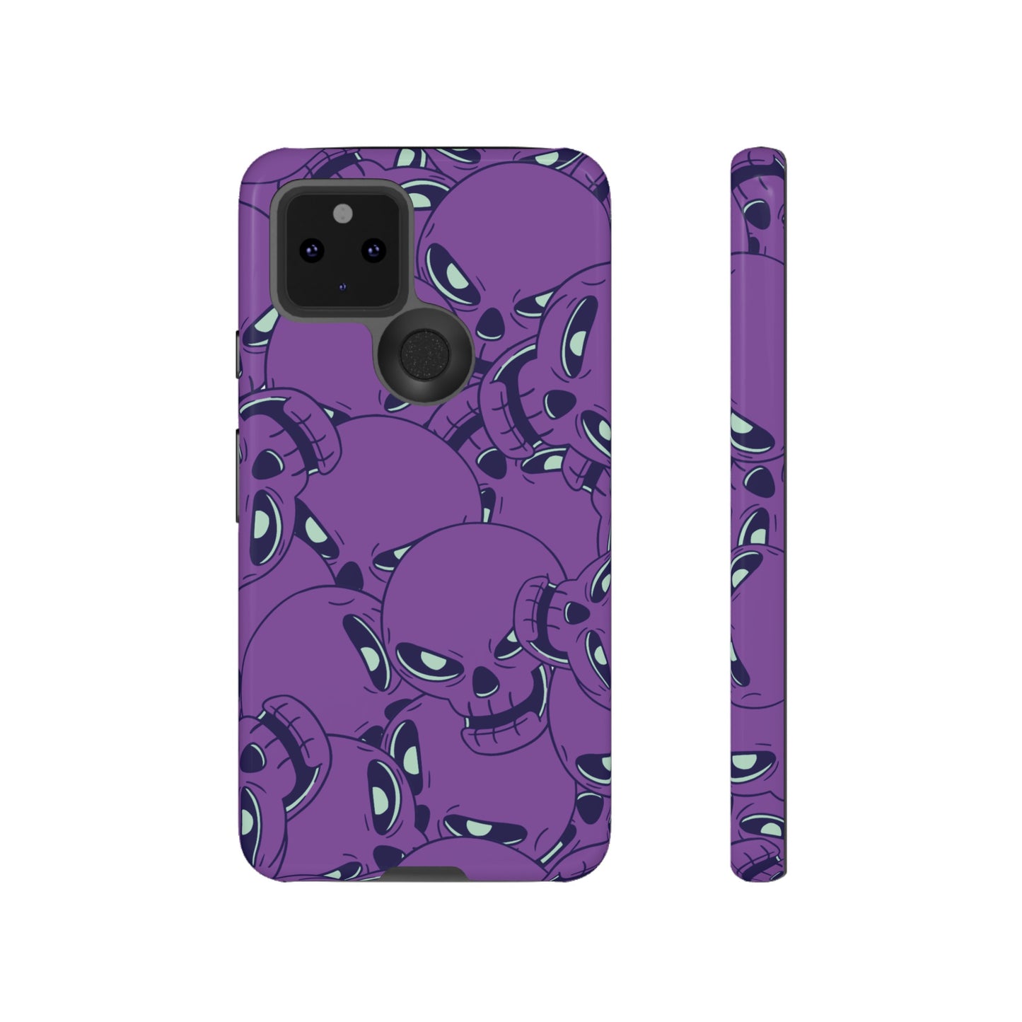 Glowing Skulls Wallpaper Phone Case | iPhone 15 Plus/ Pro, 14, 13, 12| Google Pixel 7, Pro, 5| Samsung Galaxy S23 All Major Phone Models