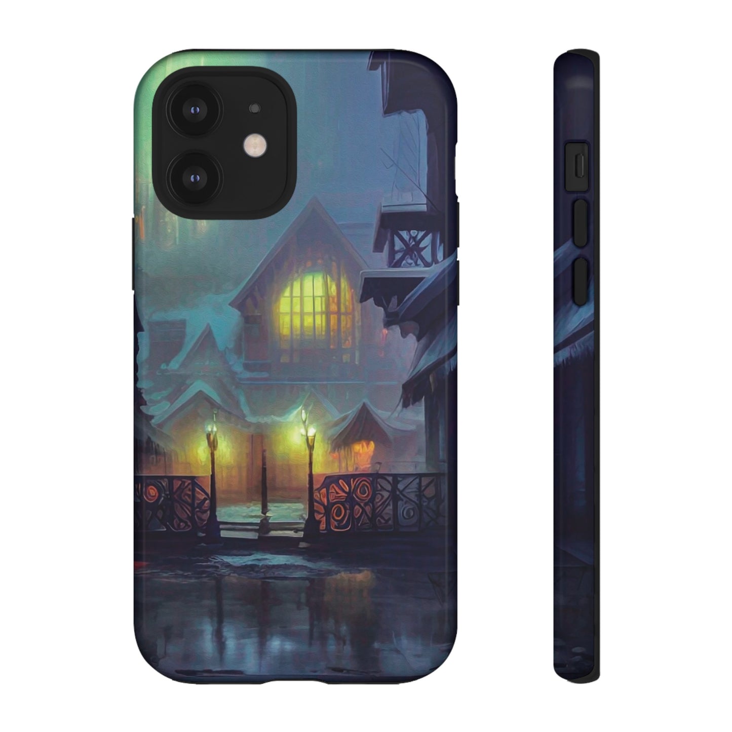 Cottage at Night Wallpaper Phone Case | iPhone 15 Plus/ Pro, 14, 13, 12| Google Pixel 7, Pro, 5| Samsung Galaxy S23 All Major Phone Models