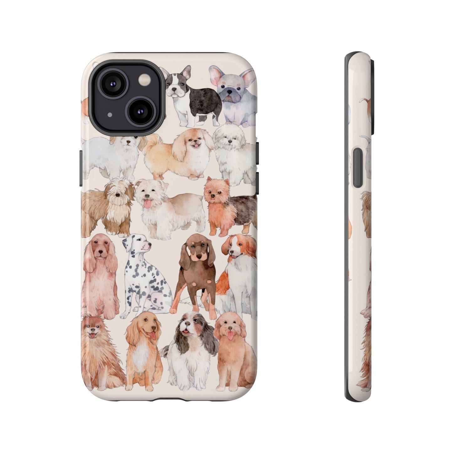 Dog Collage Wallpaper Phone Case | iPhone 15 Plus/ Pro, 14, 13, 12| Google Pixel 7, Pro, 5| Samsung Galaxy S23 All Major Phone Models