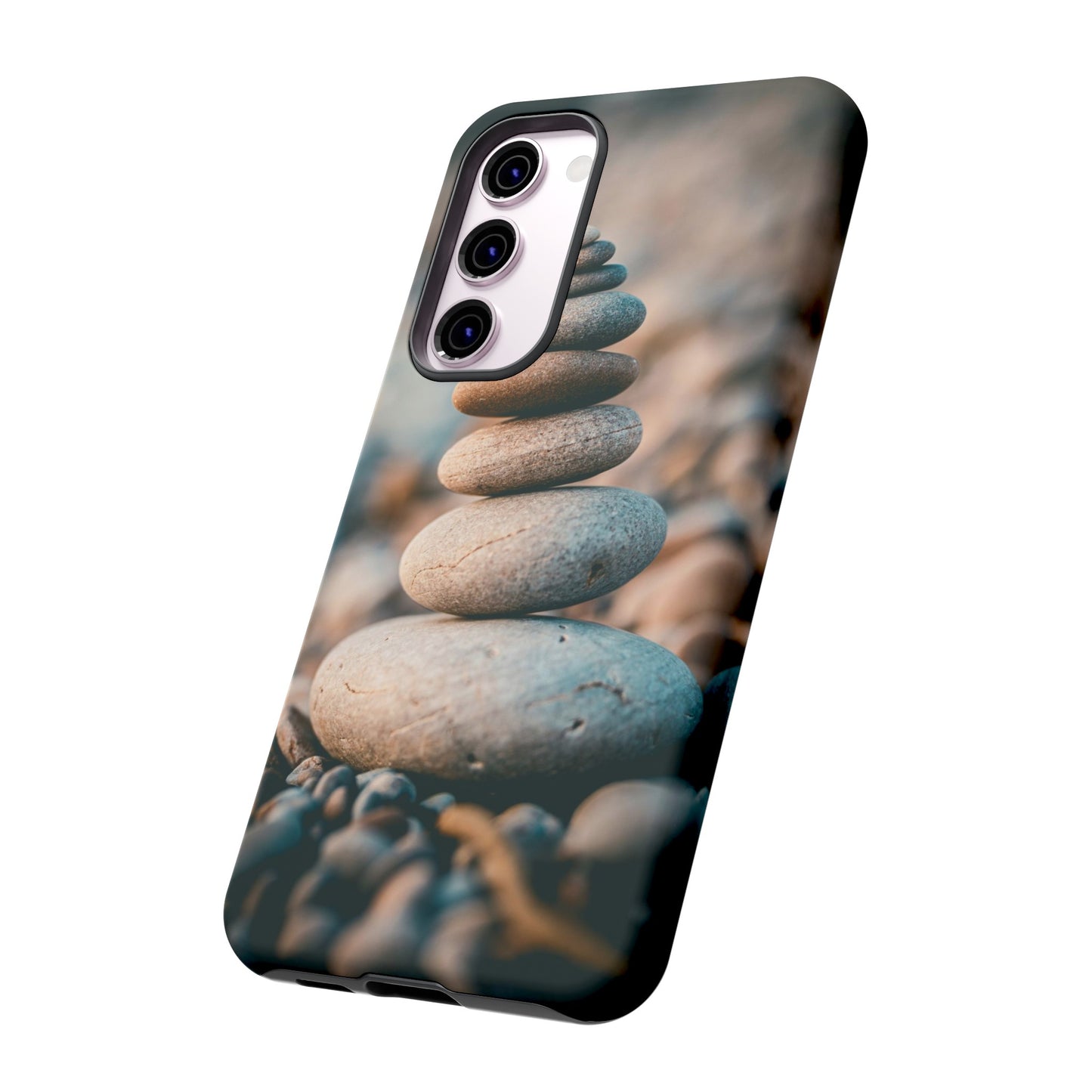 Rock Stack Wallpaper Phone Case | iPhone 15 Plus/ Pro, 14, 13, 12| Google Pixel 7, Pro, 5| Samsung Galaxy S23 All Major Phone Models