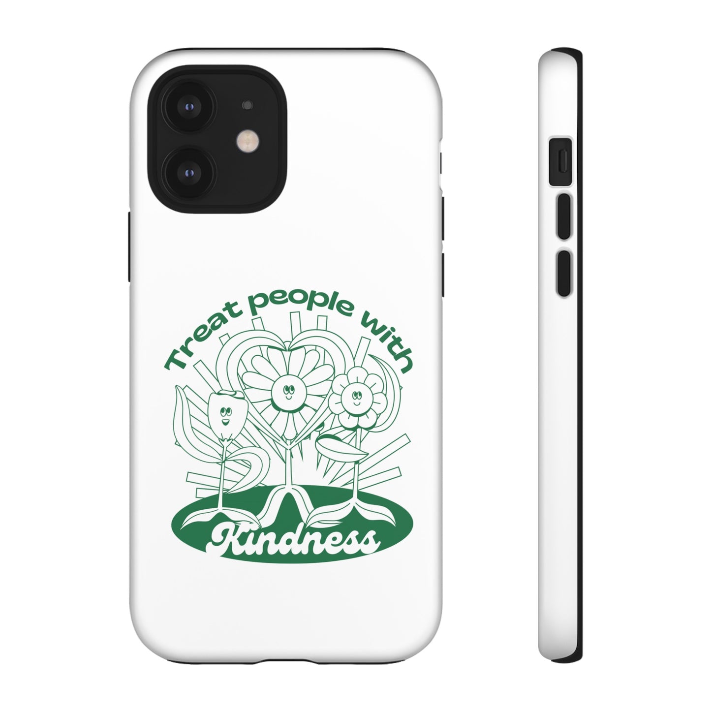 Treat People With Kindness Phone Case | iPhone 15 Plus/ Pro, 14, 13, 12| Google Pixel 7, Pro, 5| Samsung Galaxy S23 All Major Phone Models