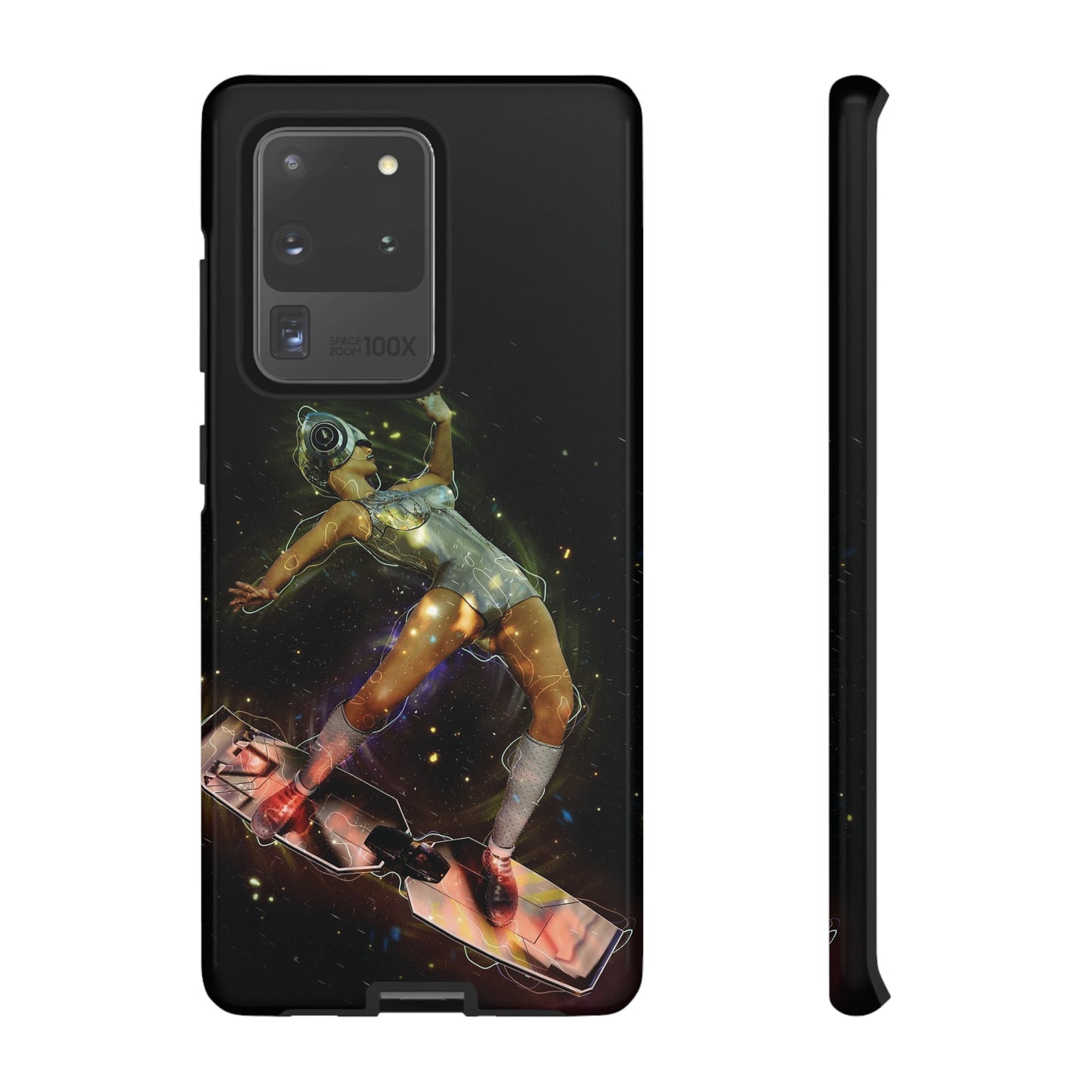 Sci-Fi Skateboard Wallpaper Phone Case | iPhone 15 Plus/ Pro, 14, 13, 12| Google Pixel 7, Pro, 5| Samsung Galaxy S23 All Major Phone Models