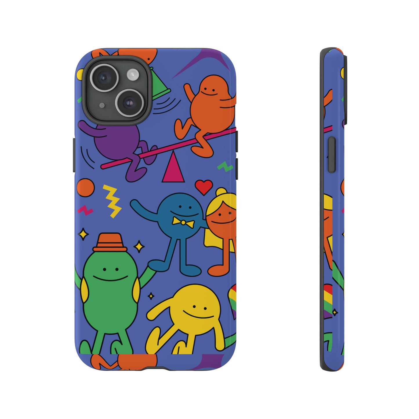 Colourful Cartoon Wallpaper Phone Case | iPhone 15 Plus/ Pro, 14, 13, 12| Google Pixel 7, Pro, 5| Samsung Galaxy S23 All Major Phone Models