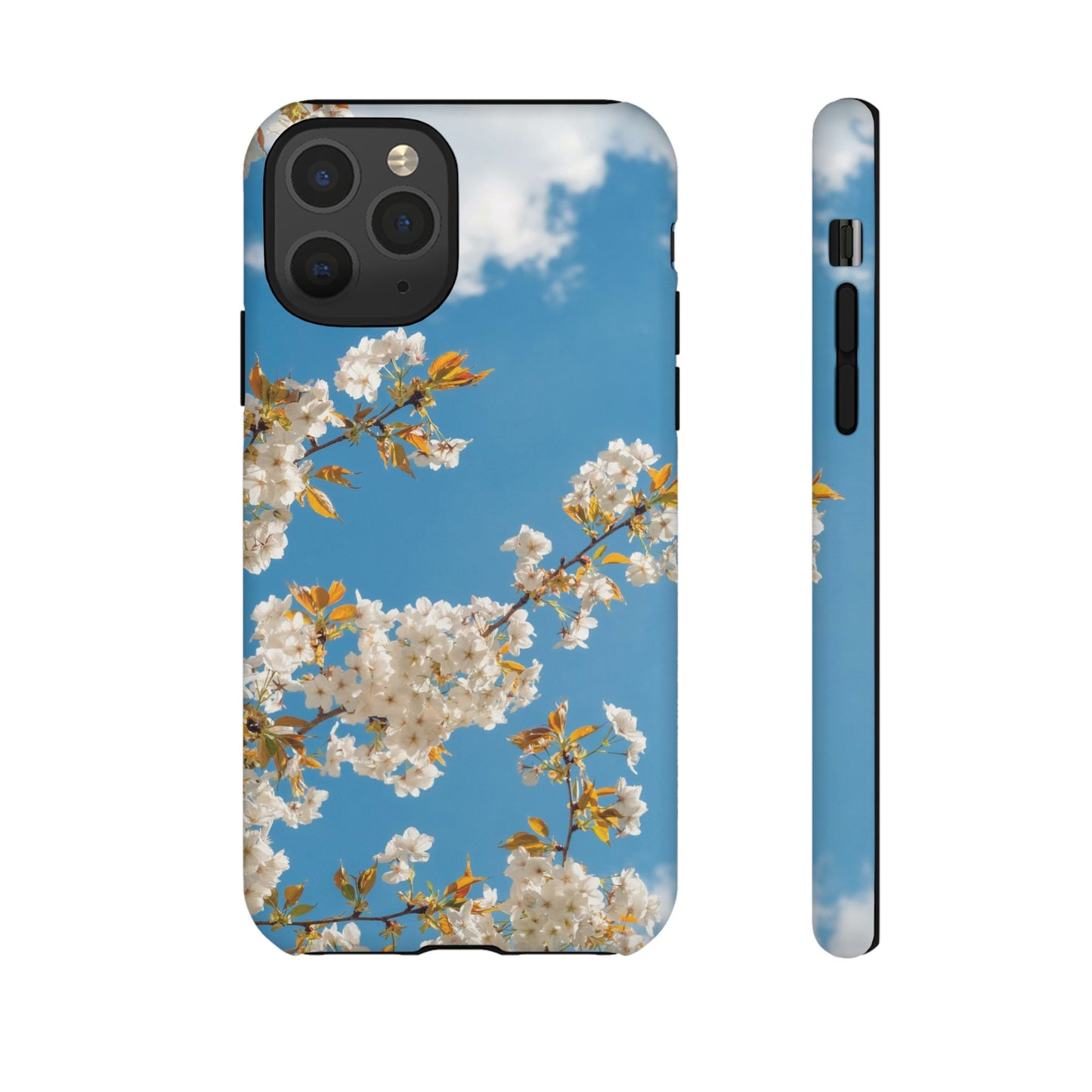 White Blossom Wallpaper Phone Case | iPhone 15 Plus/ Pro, 14, 13, 12| Google Pixel 7, Pro, 5| Samsung Galaxy S23 All Major Phone Models