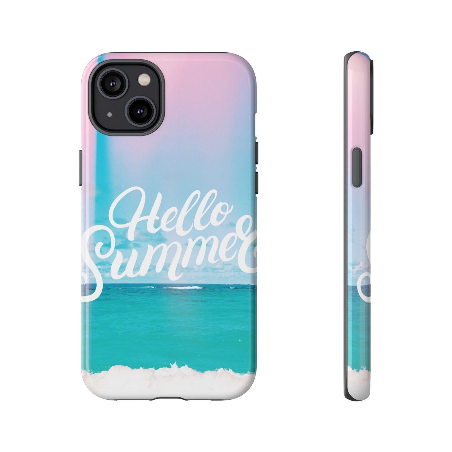 Hello Summer Wallpaper Phone Case | iPhone 15 Plus/ Pro, 14, 13, 12| Google Pixel 7, Pro, 5| Samsung Galaxy S23 All Major Phone Models