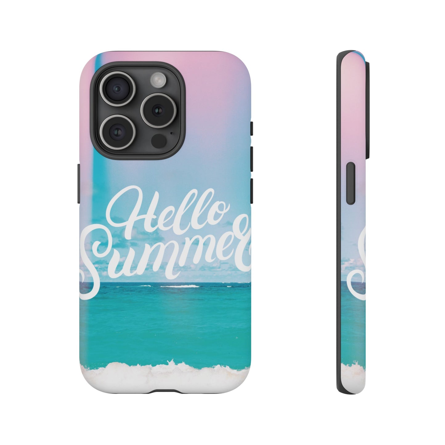 Hello Summer Wallpaper Phone Case | iPhone 15 Plus/ Pro, 14, 13, 12| Google Pixel 7, Pro, 5| Samsung Galaxy S23 All Major Phone Models