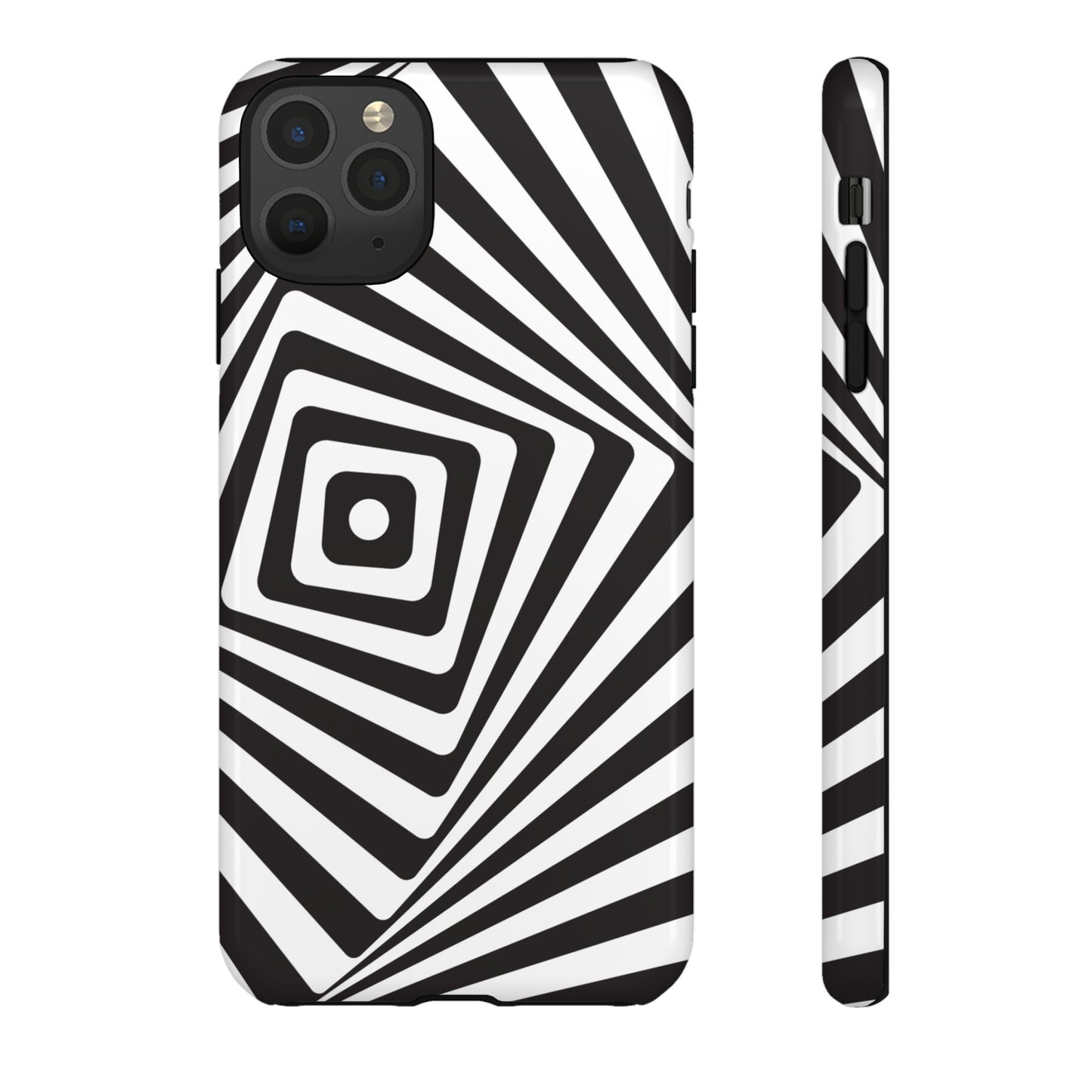 Black & White Spiral Wallpaper Phone Case | iPhone 15 Plus/ Pro, 14, 13, 12| Google Pixel 7, Pro, 5| Samsung Galaxy S23 All Major Phone Models