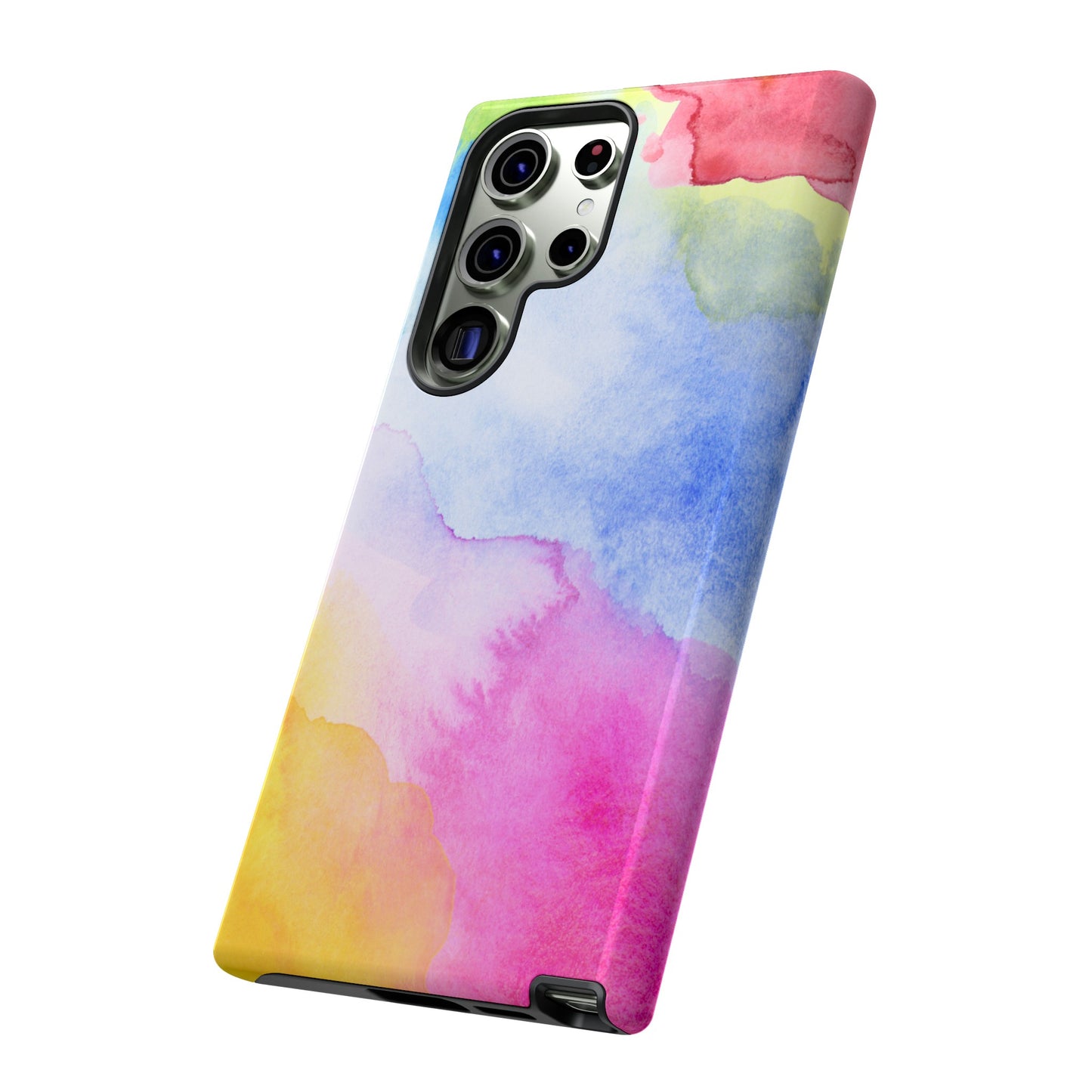 Watercolour Rainbow Phone Case | iPhone 15 Plus/ Pro, 14, 13, 12| Google Pixel 7, Pro, 5| Samsung Galaxy S23 All Major Phone Models