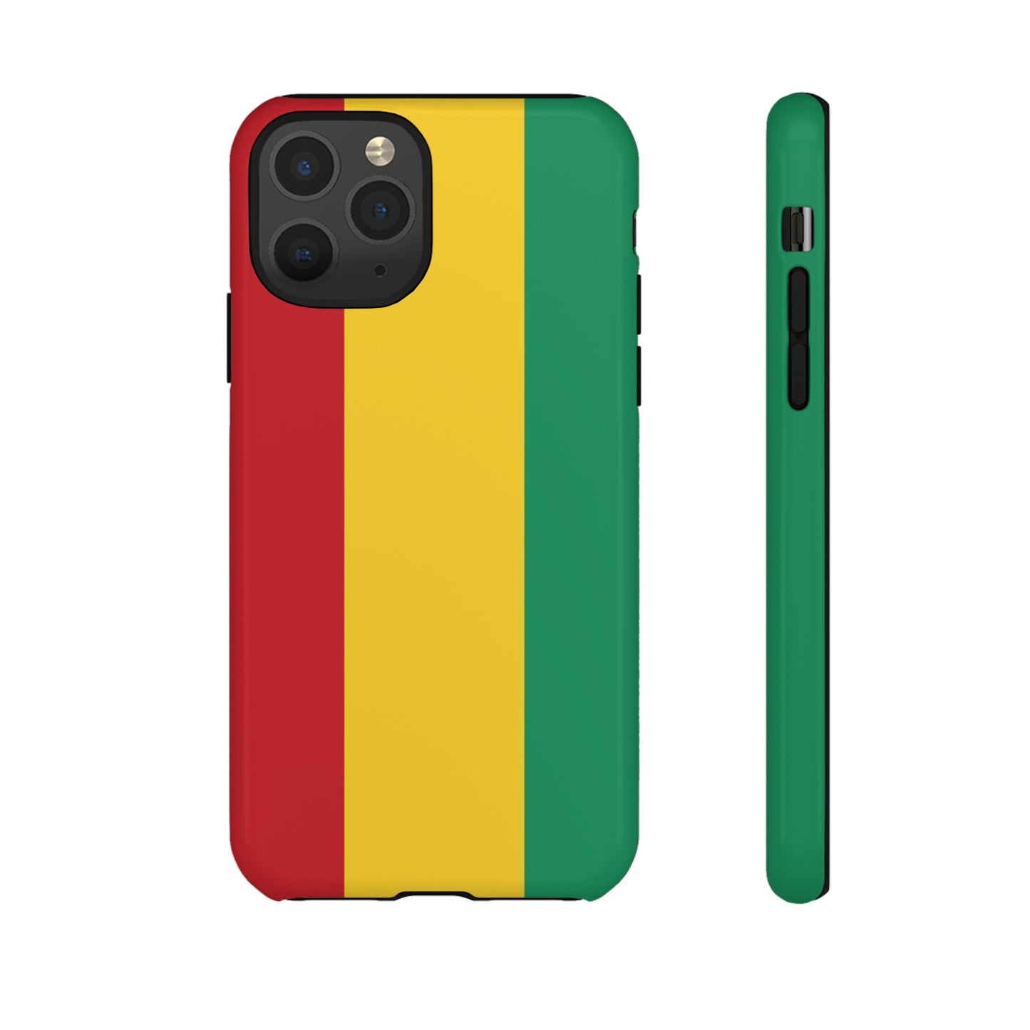 Guinea Flag Phone Case | iPhone 15 Plus/ Pro, 14, 13, 12| Google Pixel 7, Pro, 5| Samsung Galaxy S23 All Major Phone Models