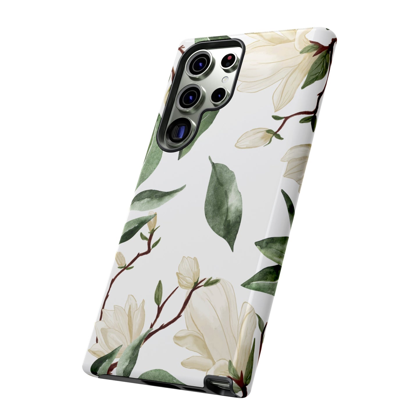 Light Floral Wallpaper Phone Case | iPhone 15 Plus/ Pro, 14, 13, 12| Google Pixel 7, Pro, 5| Samsung Galaxy S23 All Major Phone Models