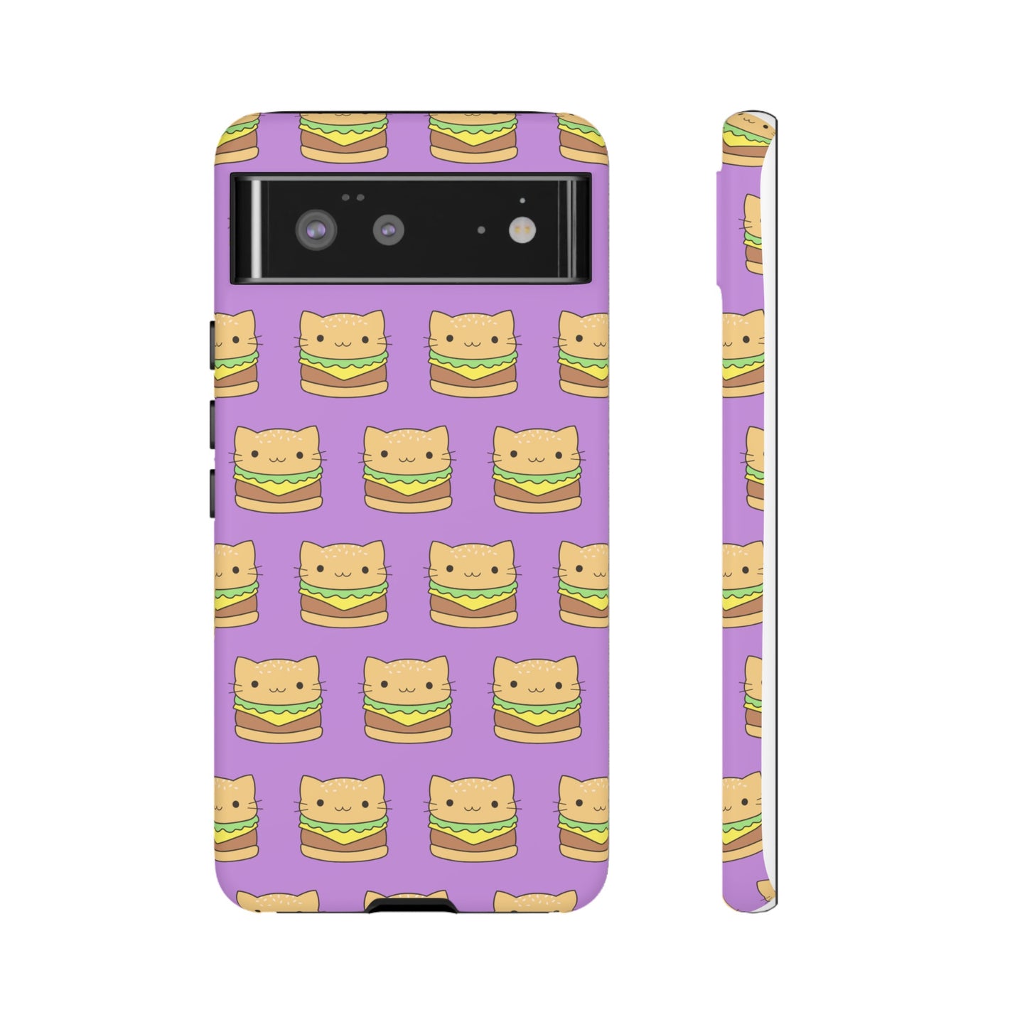 Cat Burger Phone Case | iPhone 15 Plus/ Pro, 14, 13, 12| Google Pixel 7, Pro, 5| Samsung Galaxy S23 All Major Phone Models