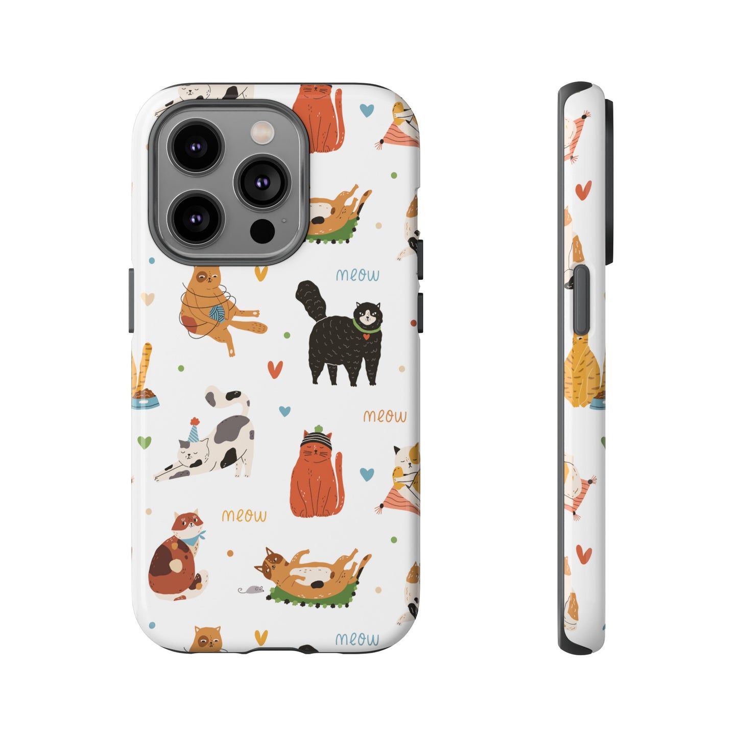 Collage of Cats Wallpaper Phone Case | iPhone 15 Plus/ Pro, 14, 13, 12| Google Pixel 7, Pro, 5| Samsung Galaxy S23 All Major Phone Models