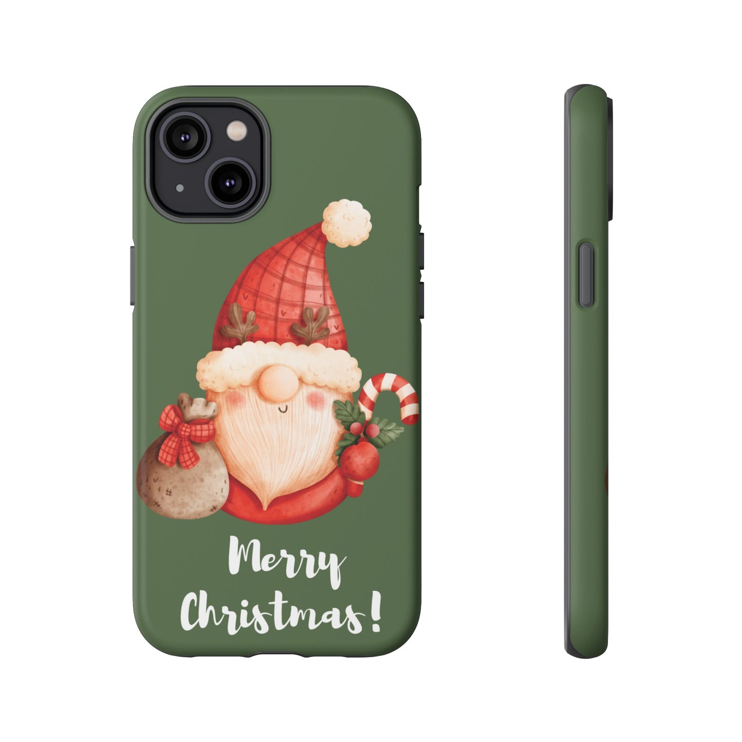 Cute Merry Christmas Wallpaper Phone Case | iPhone 15 Plus/ Pro, 14, 13, 12| Google Pixel 7, Pro, 5| Samsung Galaxy S23 All Major Phone Models