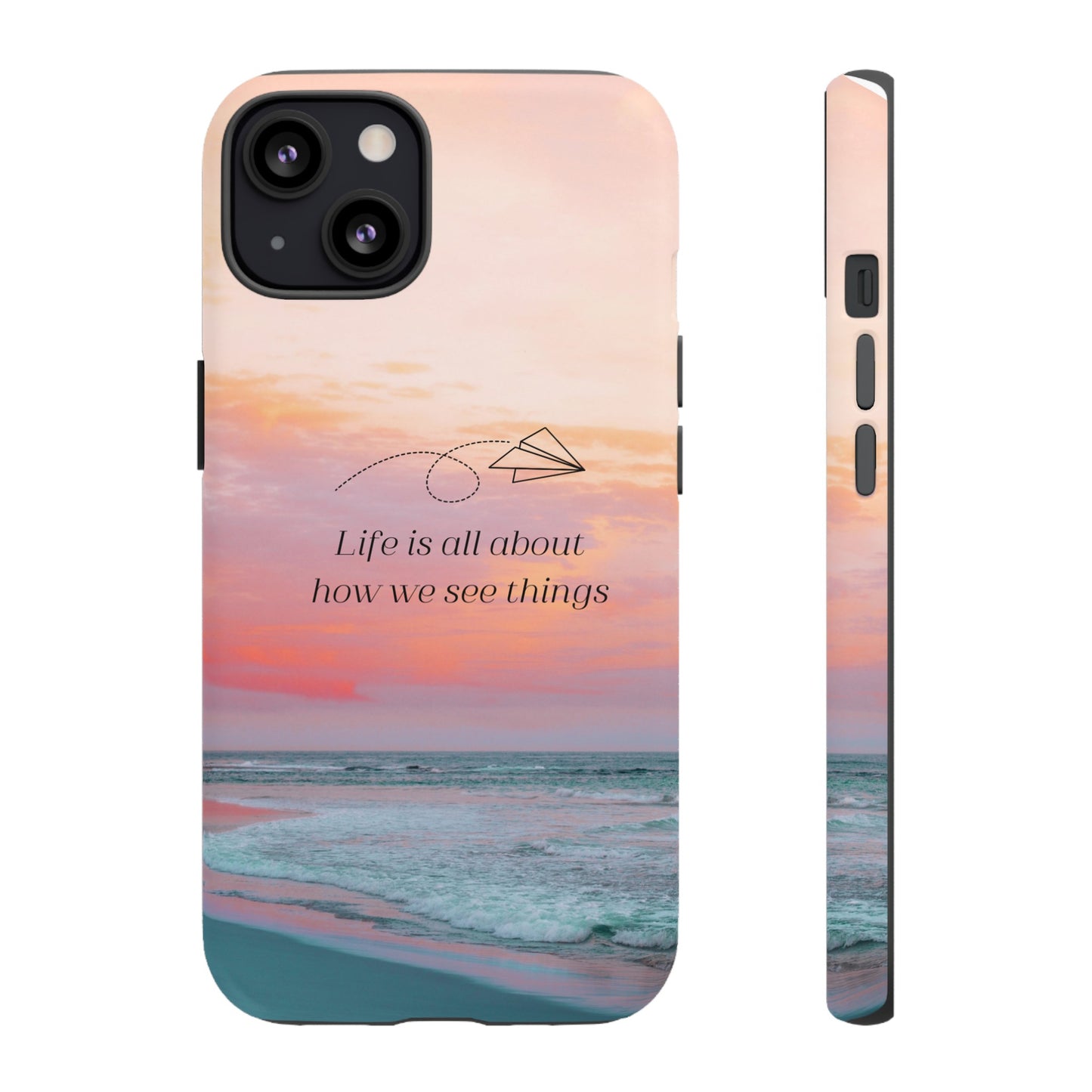 Thoughts at Sunset Phone Case | iPhone 15 Plus/ Pro, 14, 13, 12| Google Pixel 7, Pro, 5| Samsung Galaxy S23 All Major Phone Models