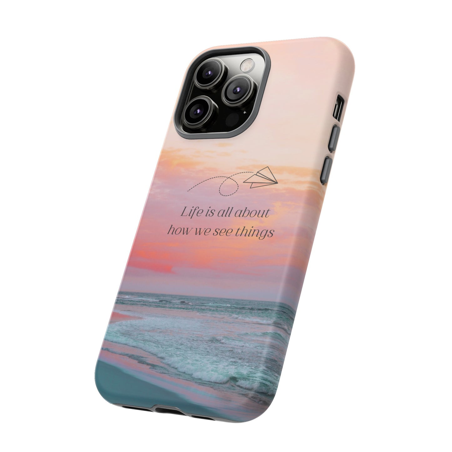 Thoughts at Sunset Phone Case | iPhone 15 Plus/ Pro, 14, 13, 12| Google Pixel 7, Pro, 5| Samsung Galaxy S23 All Major Phone Models