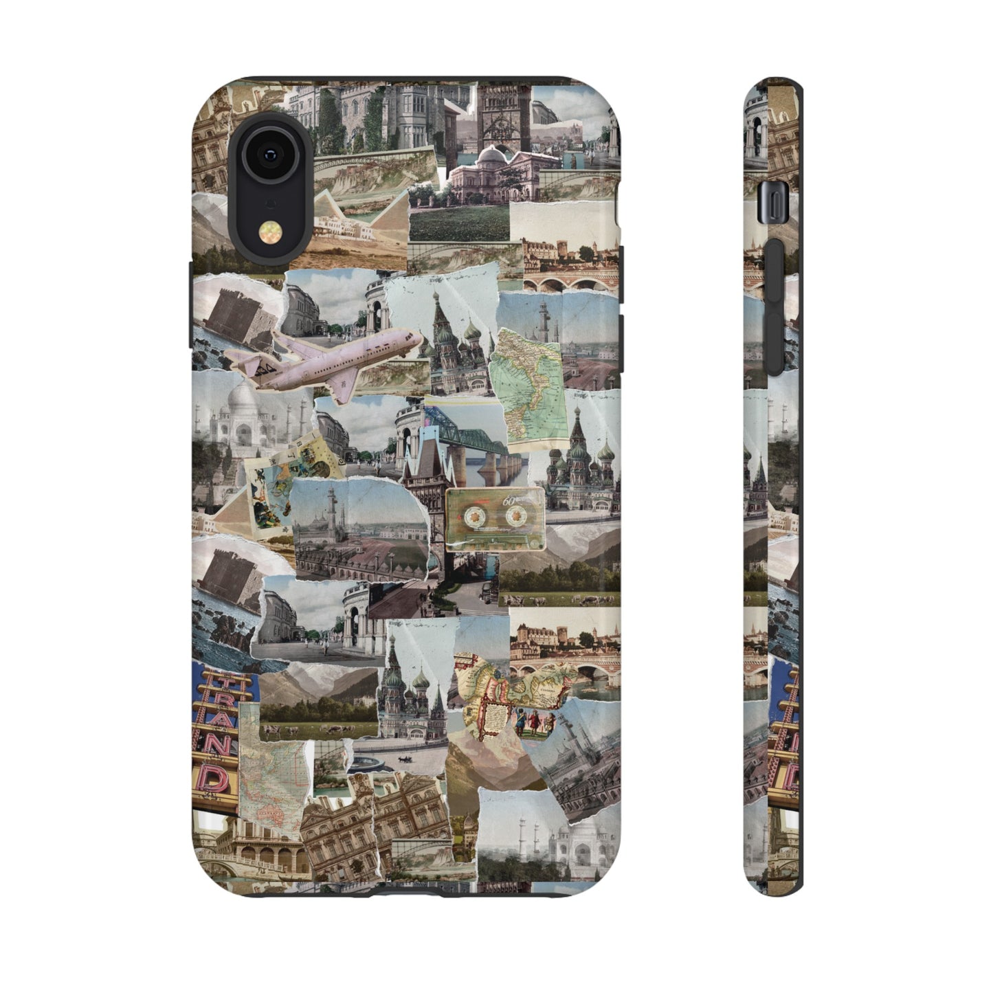 Travel Collage Wallpaper Phone Case | iPhone 15 Plus/ Pro, 14, 13, 12| Google Pixel 7, Pro, 5| Samsung Galaxy S23 All Major Phone Models