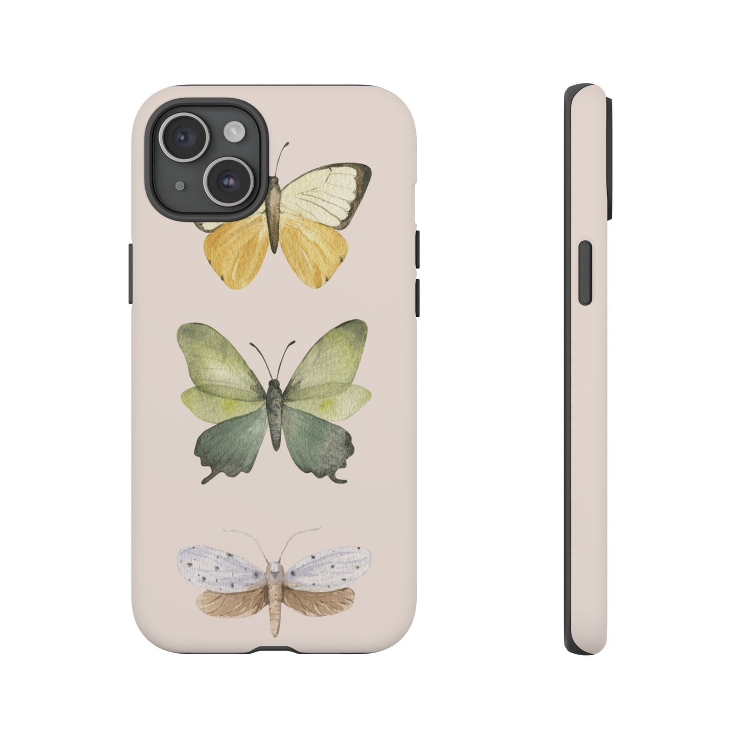 Three Butterflies Wallpaper Phone Case | iPhone 15 Plus/ Pro, 14, 13, 12| Google Pixel 7, Pro, 5| Samsung Galaxy S23 All Major Phone Models