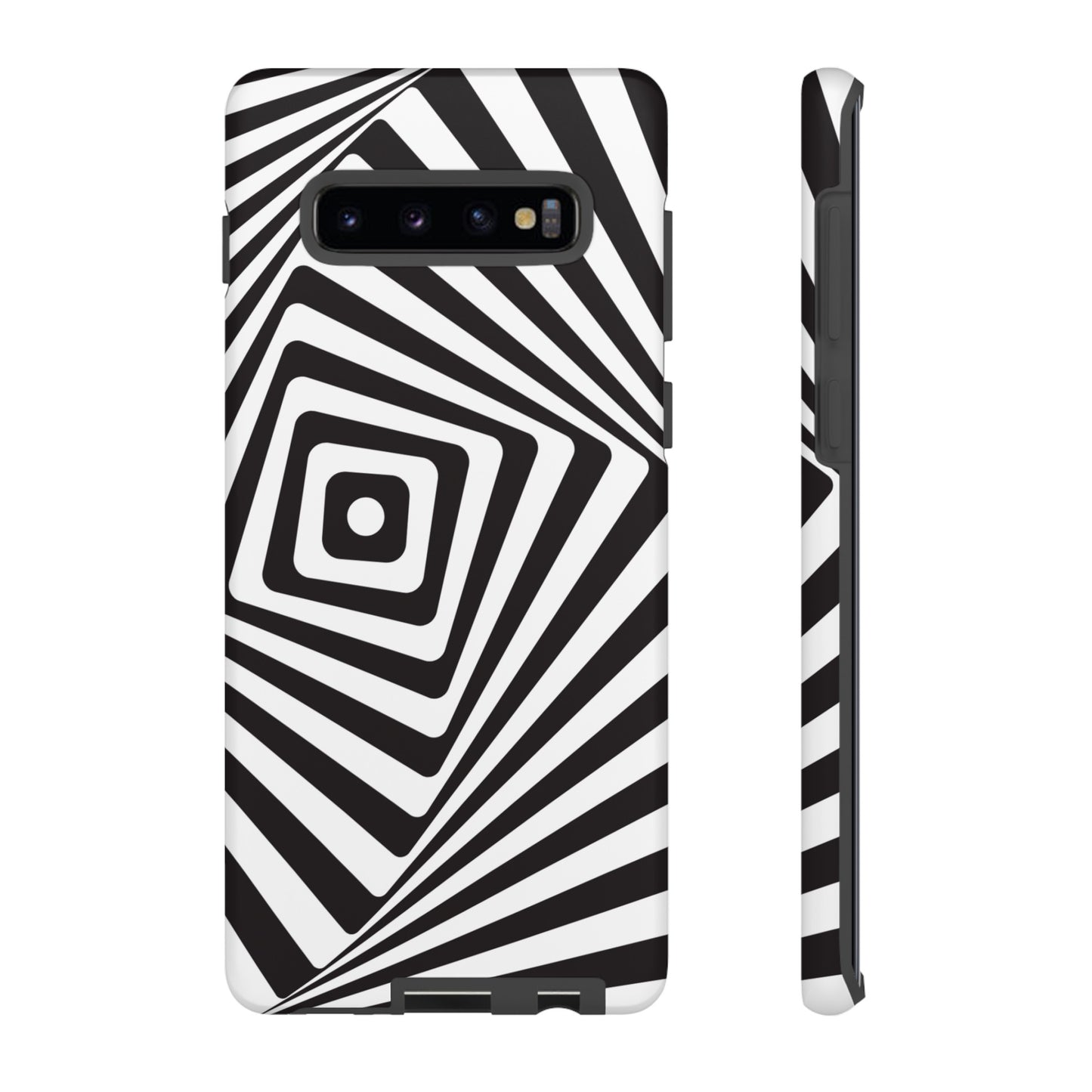 Black & White Spiral Wallpaper Phone Case | iPhone 15 Plus/ Pro, 14, 13, 12| Google Pixel 7, Pro, 5| Samsung Galaxy S23 All Major Phone Models