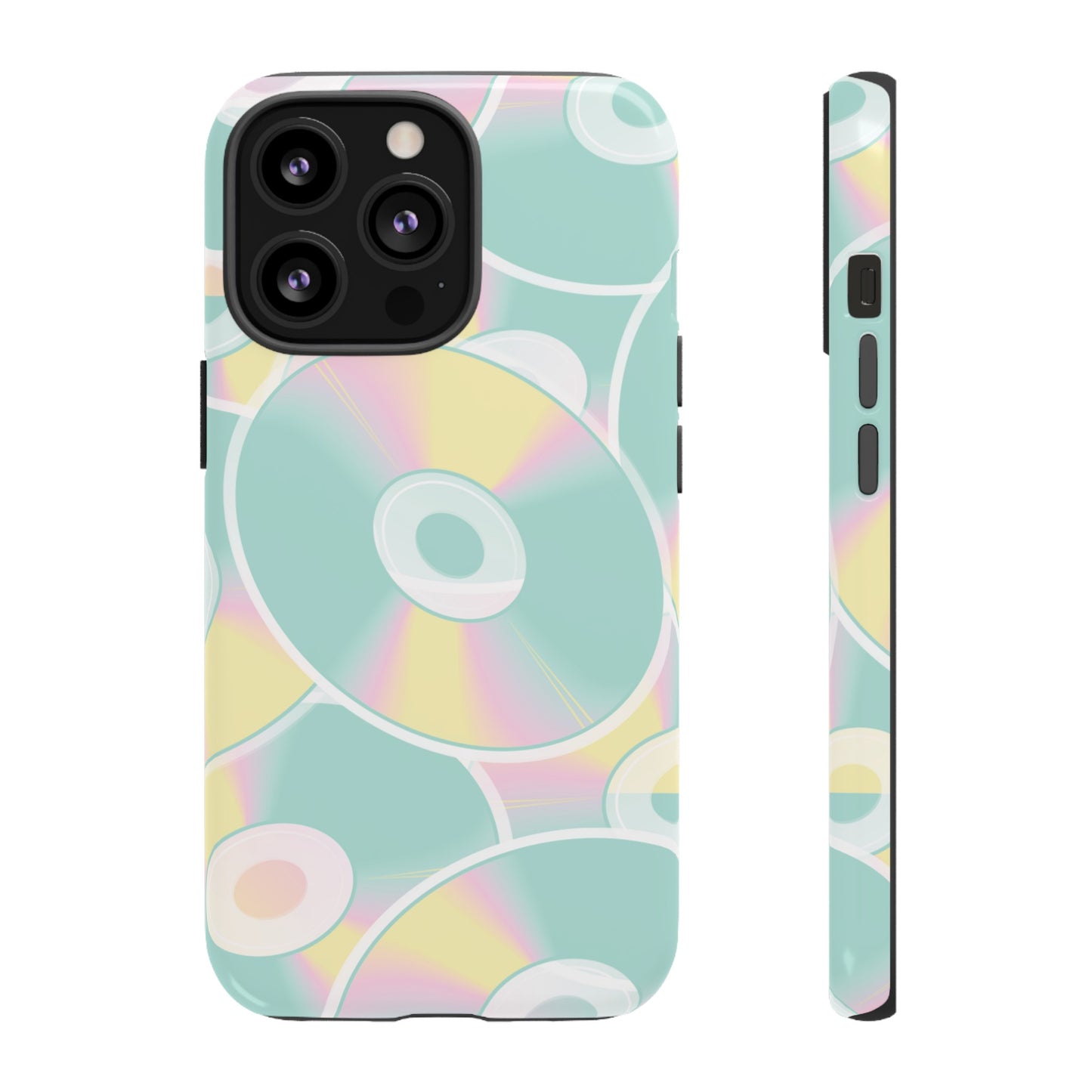 90's CD Wallpaper Phone Case | iPhone 15 Plus/ Pro, 14, 13, 12| Google Pixel 7, Pro, 5| Samsung Galaxy S23 All Major Phone Models