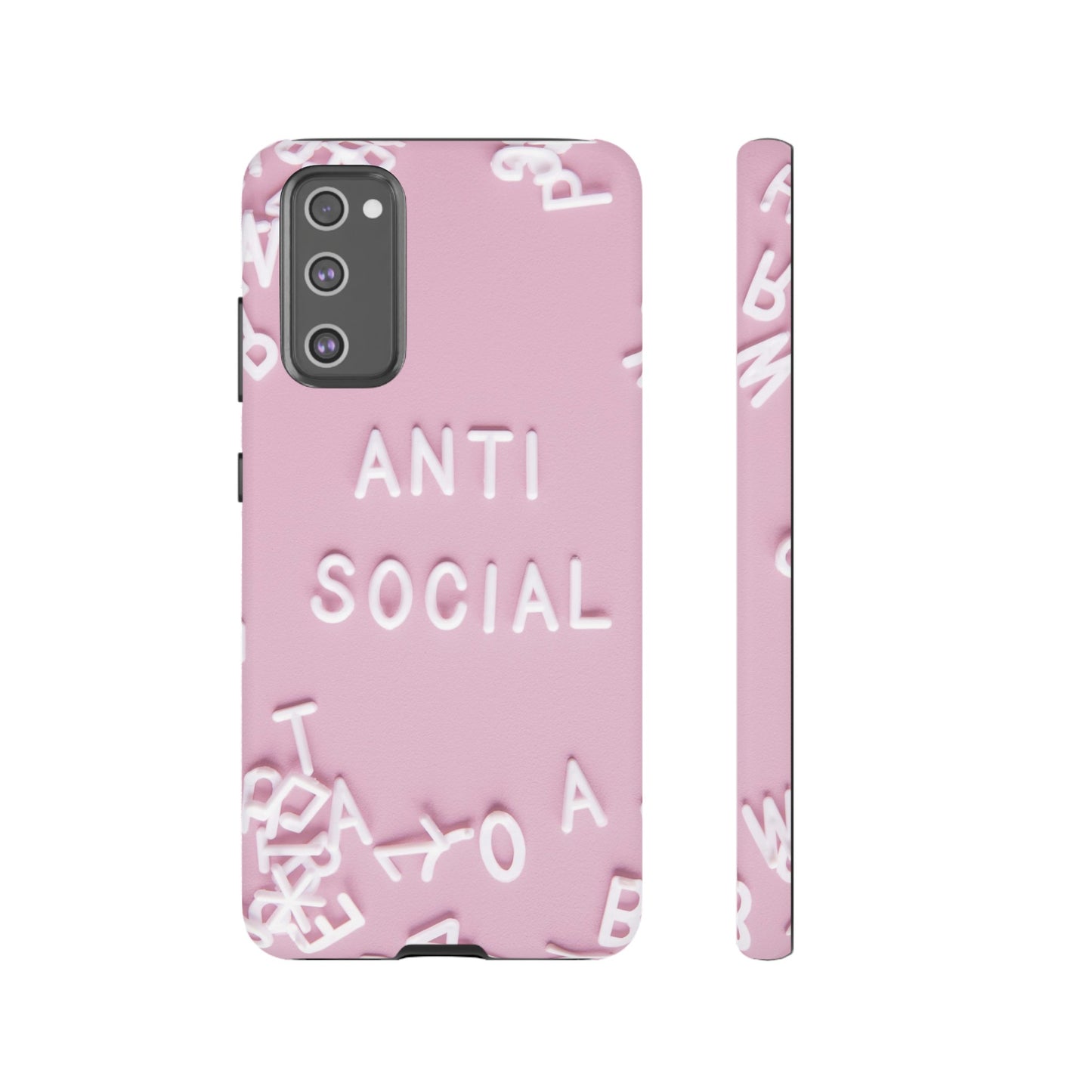 Anti Social Phone Case | iPhone 15 Plus/ Pro, 14, 13, 12| Google Pixel 7, Pro, 5| Samsung Galaxy S23 All Major Phone Models