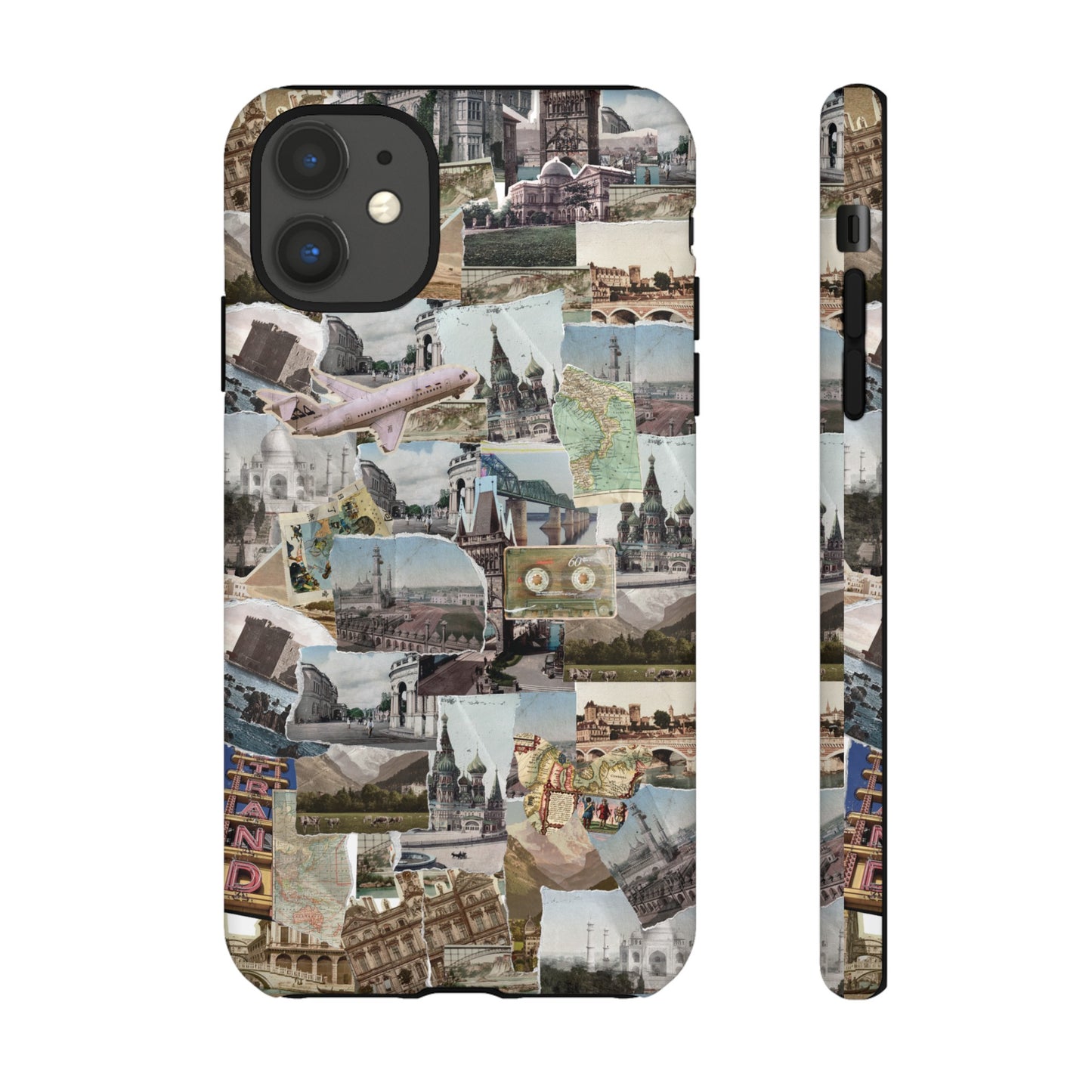 Travel Collage Wallpaper Phone Case | iPhone 15 Plus/ Pro, 14, 13, 12| Google Pixel 7, Pro, 5| Samsung Galaxy S23 All Major Phone Models