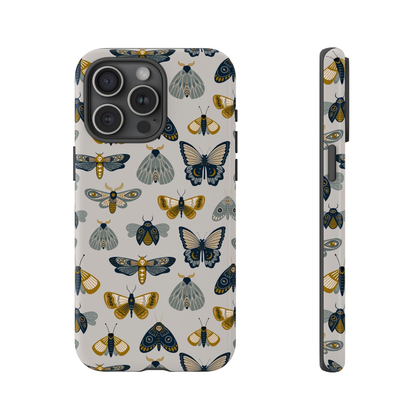 Butterfly and Moth Wallpaper Phone Case | iPhone 15 Plus/ Pro, 14, 13, 12| Google Pixel 7, Pro, 5| Samsung Galaxy S23 All Major Phone Models