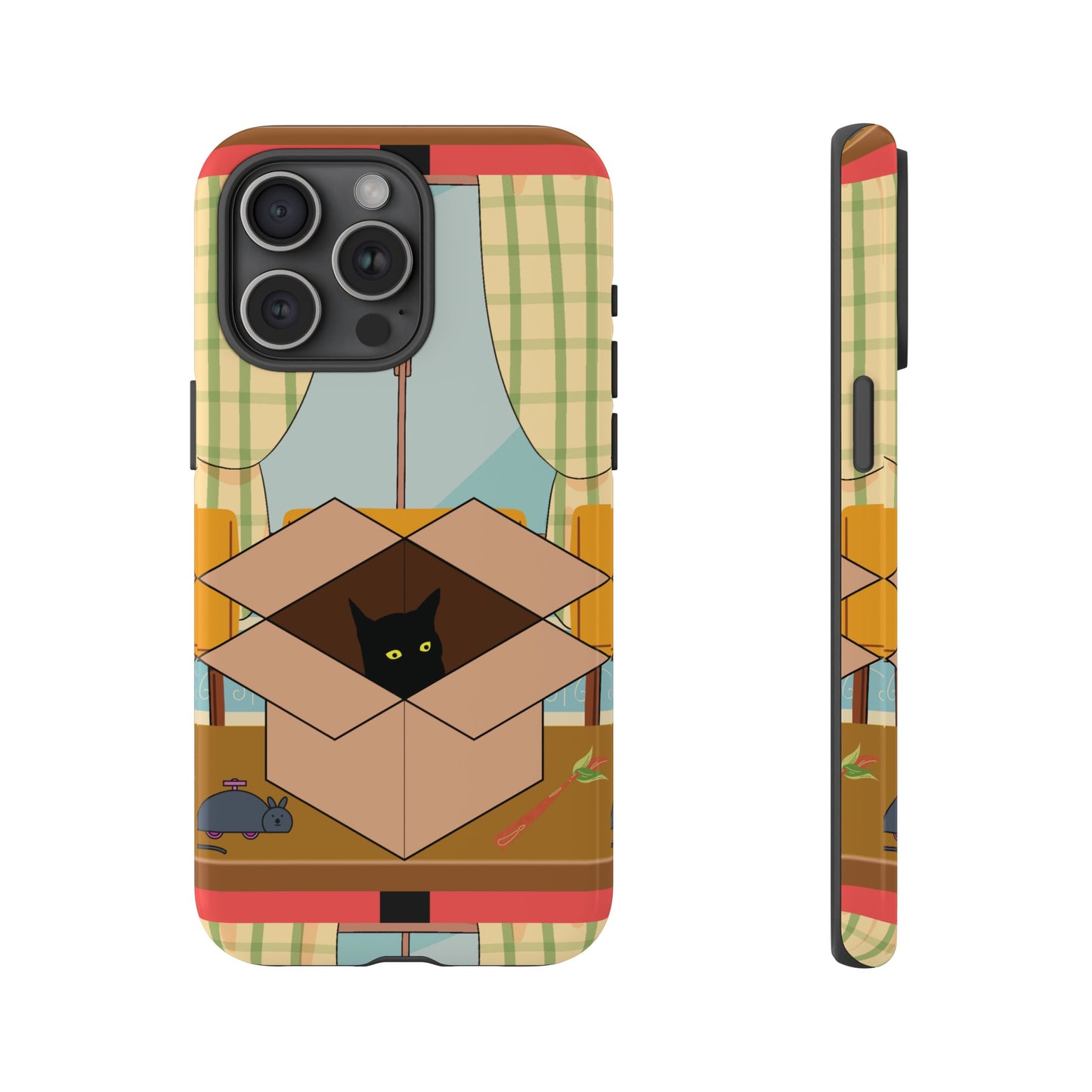 Cat In The Box Phone Case | iPhone 15 Plus/ Pro, 14, 13, 12| Google Pixel 7, Pro, 5| Samsung Galaxy S23 All Major Phone Models