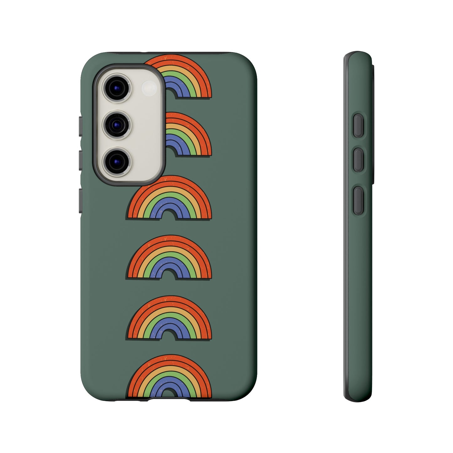 Rainbow Wallpaper Phone Case | iPhone 15 Plus/ Pro, 14, 13, 12| Google Pixel 7, Pro, 5| Samsung Galaxy S23 All Major Phone Models