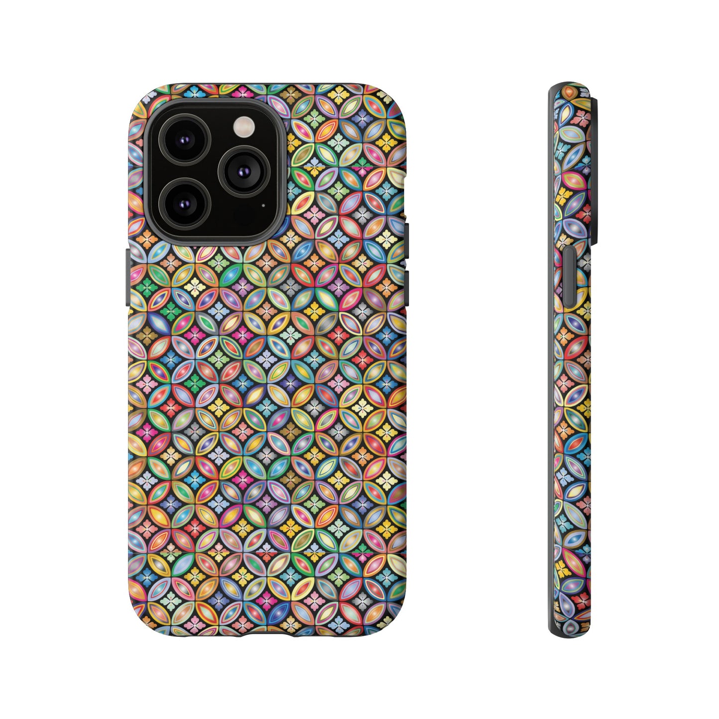 Geometric Pattern Wallpaper Phone Case | iPhone 15 Plus/ Pro, 14, 13, 12| Google Pixel 7, Pro, 5| Samsung Galaxy S23 All Major Phone Models