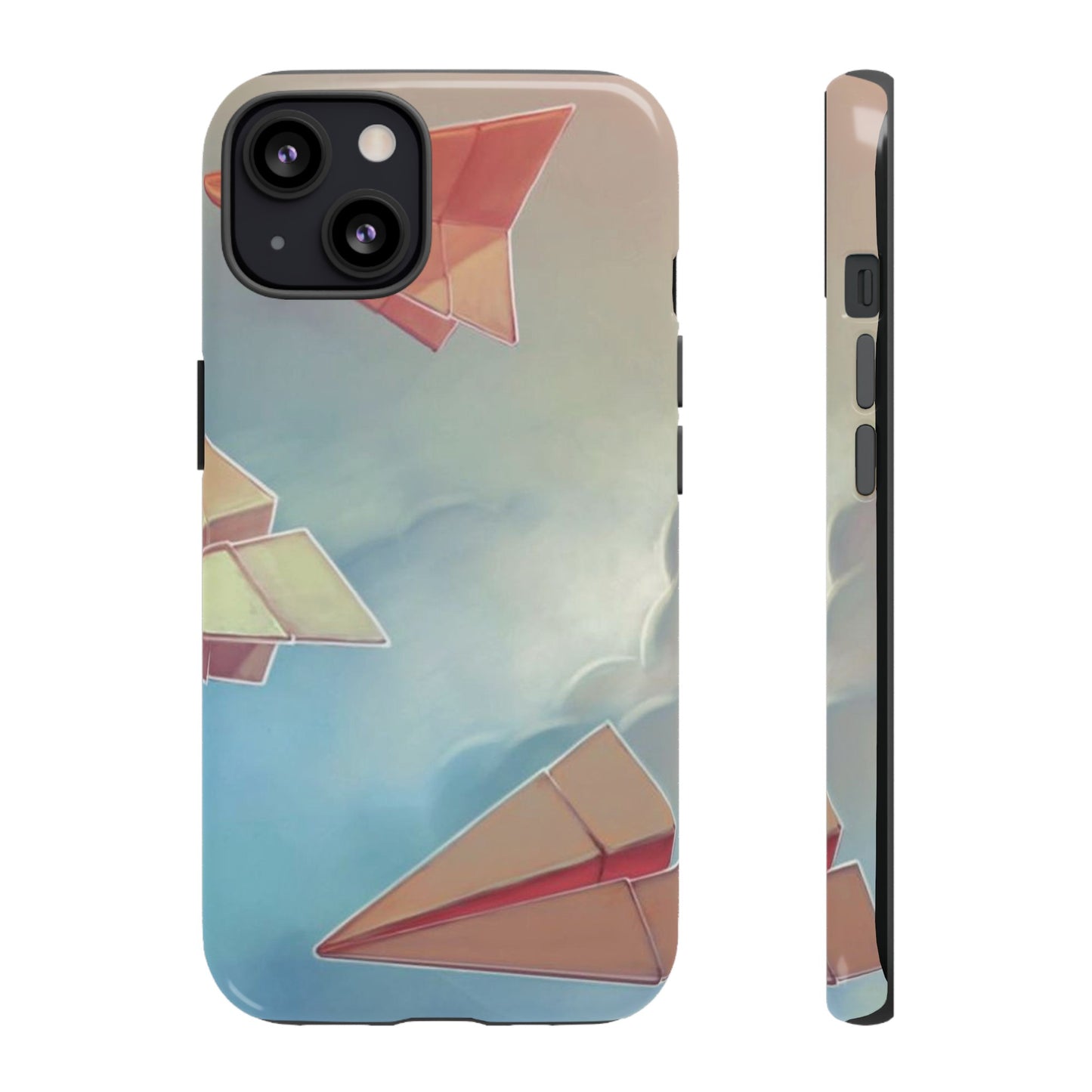 Paper Plane Wallpaper Phone Case | iPhone 15 Plus/ Pro, 14, 13, 12| Google Pixel 7, Pro, 5| Samsung Galaxy S23 All Major Phone Models