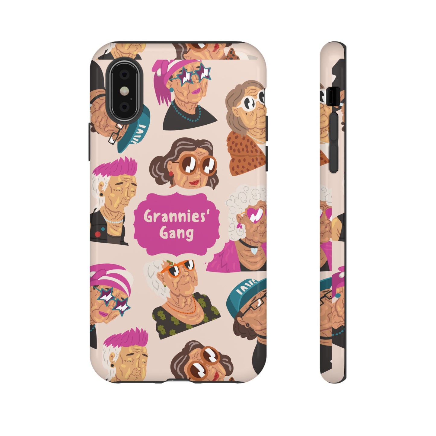 Grannies' Gang Wallpaper Phone Case | iPhone 15 Plus/ Pro, 14, 13, 12| Google Pixel 7, Pro, 5| Samsung Galaxy S23 All Major Phone Models