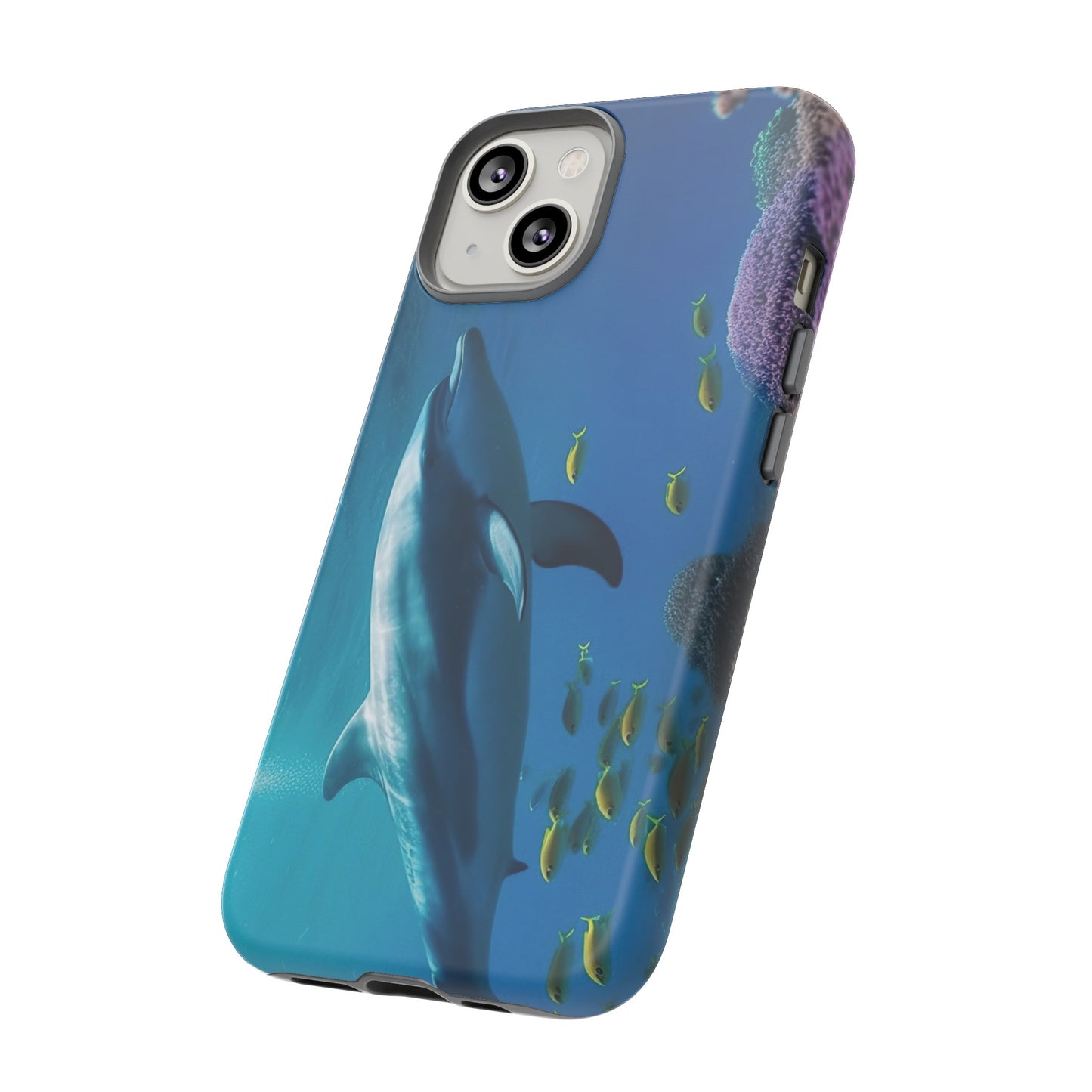 Dolphin Wallpaper Phone Case | iPhone 15 Plus/ Pro, 14, 13, 12| Google Pixel 7, Pro, 5| Samsung Galaxy S23 All Major Phone Models