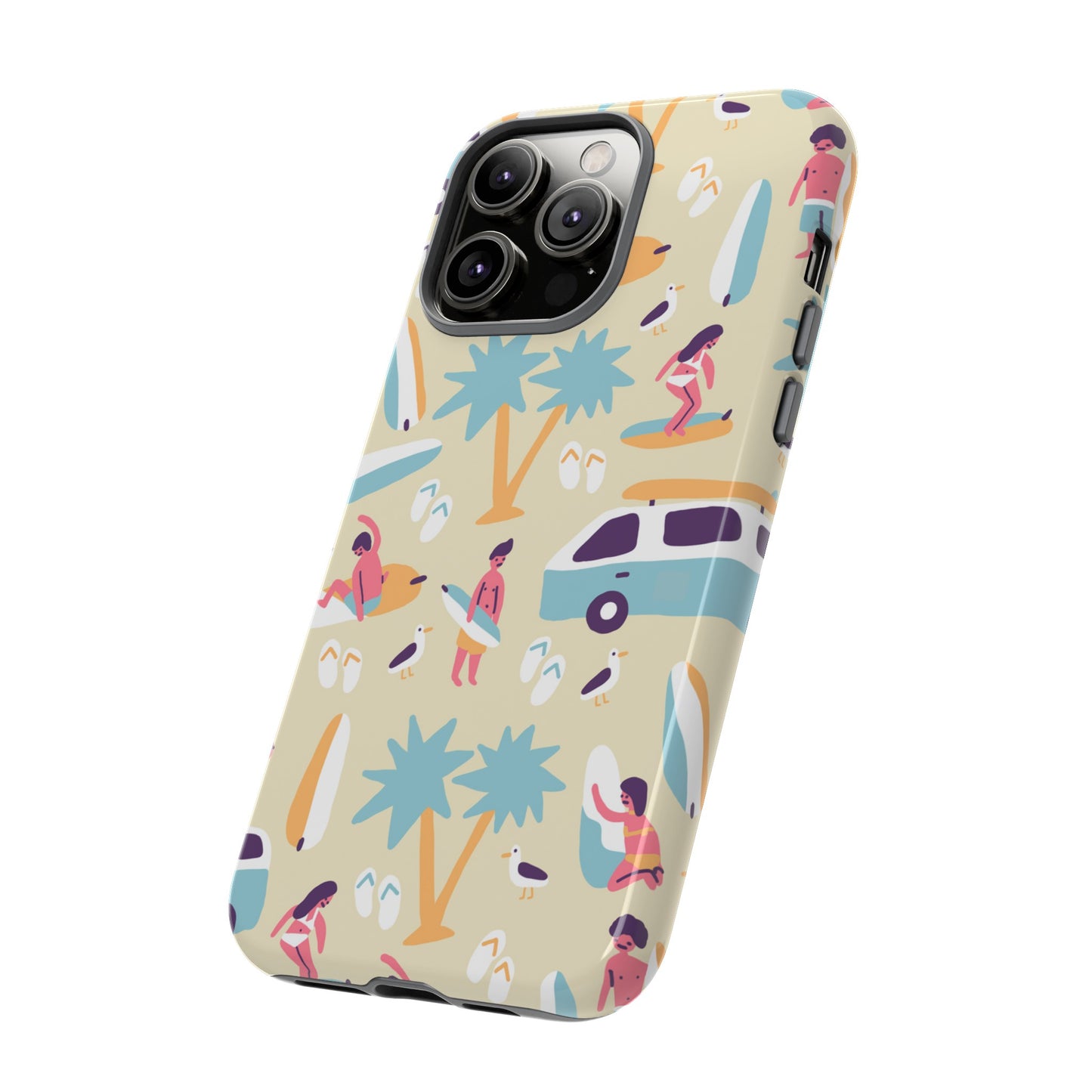 Surfers Wallpaper Phone Case | iPhone 15 Plus/ Pro, 14, 13, 12| Google Pixel 7, Pro, 5| Samsung Galaxy S23 All Major Phone Models