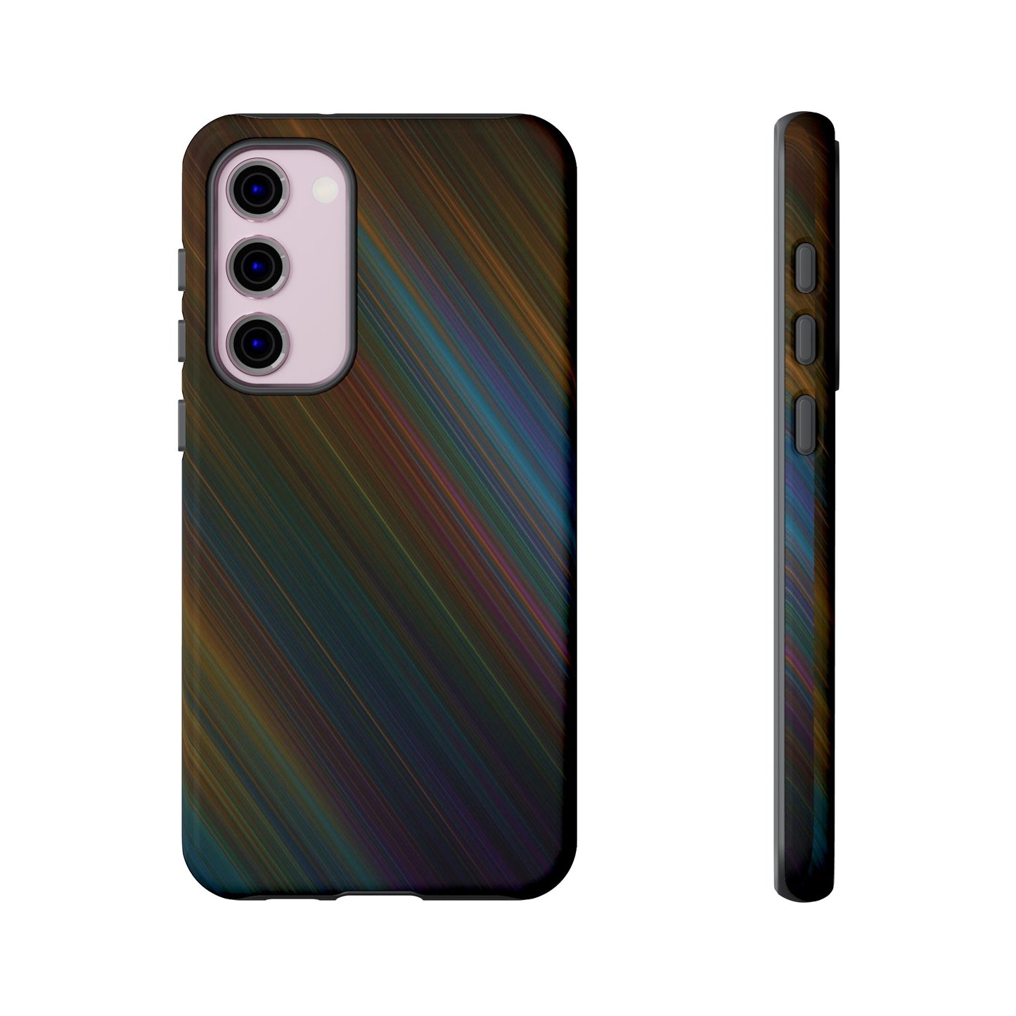 Slanted Rainbow Wallpaper Phone Case | iPhone 15 Plus/ Pro, 14, 13, 12| Google Pixel 7, Pro, 5| Samsung Galaxy S23 All Major Phone Models