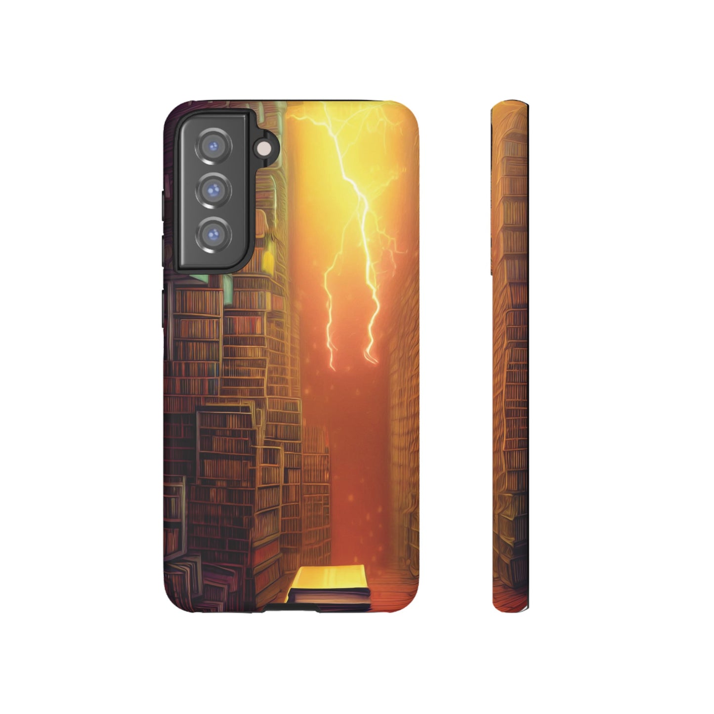 Lightning in the Library Wallpaper Phone Case | iPhone 15 Plus/ Pro, 14, 13, 12| Google Pixel 7, Pro, 5| Samsung Galaxy S23 All Major Phone Models