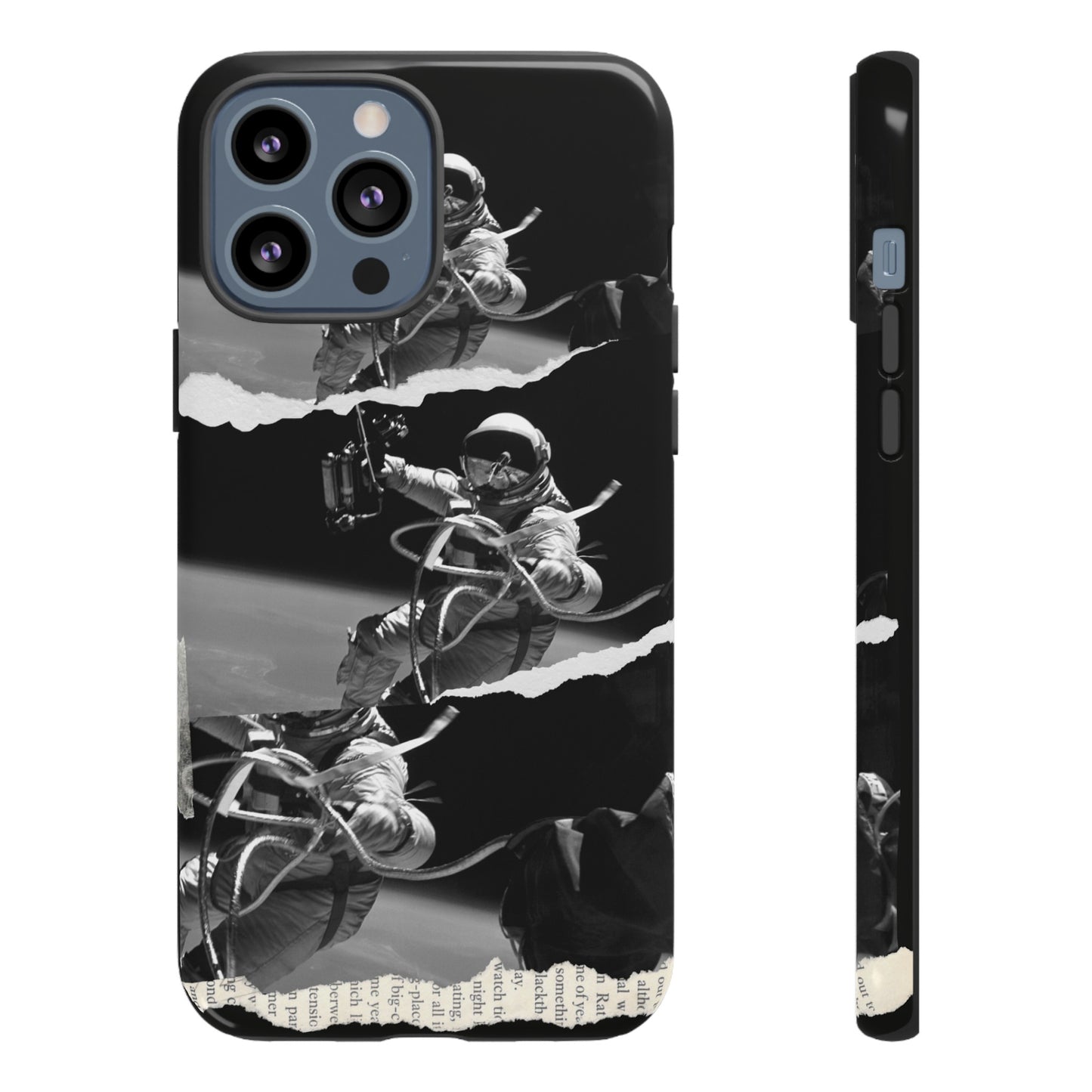 Astronaut Collage Phone Case | iPhone 15 Plus/ Pro, 14, 13, 12| Google Pixel 7, Pro, 5| Samsung Galaxy S23 All Major Phone Models