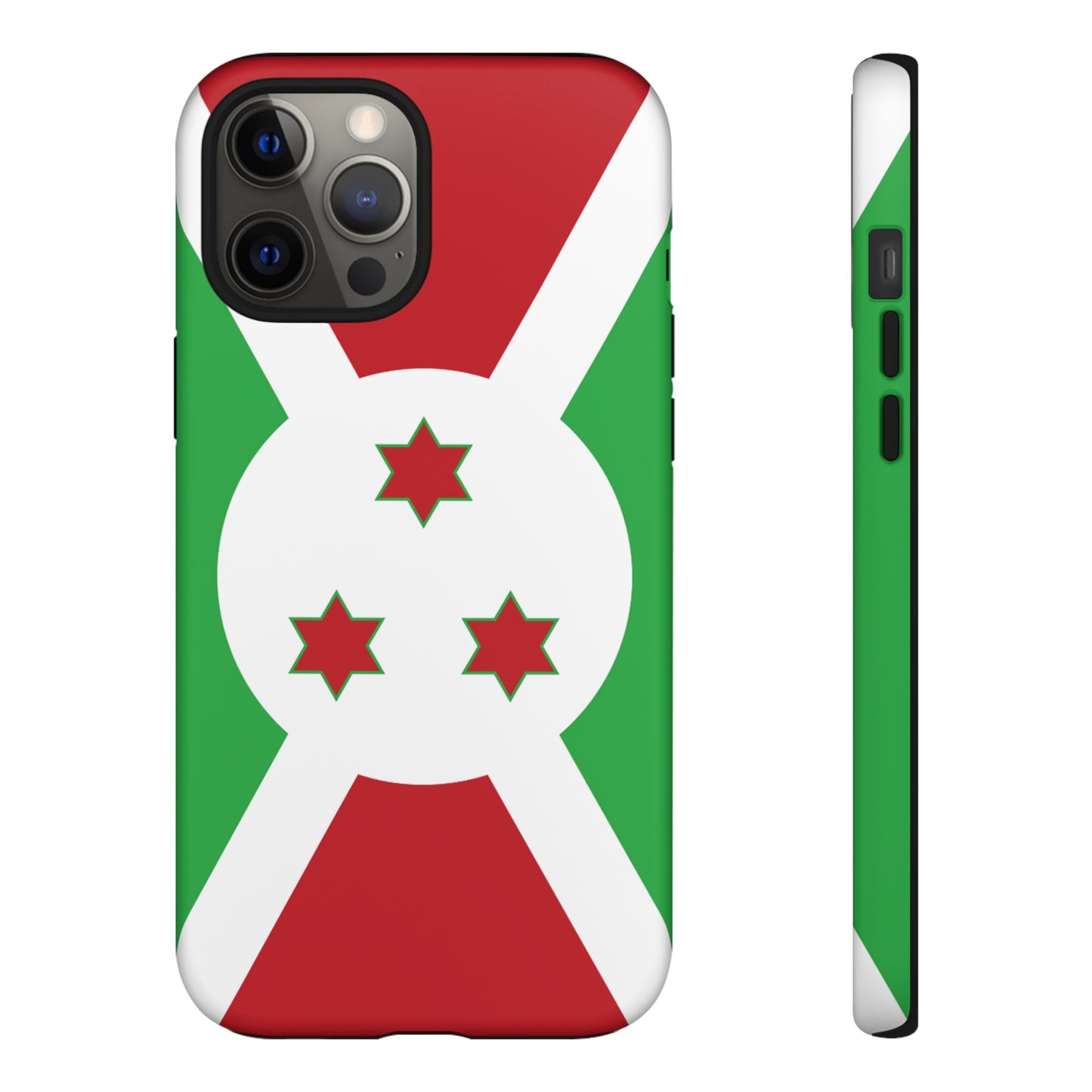 Burundi Flag Phone Case | iPhone 15 Plus/ Pro, 14, 13, 12| Google Pixel 7, Pro, 5| Samsung Galaxy S23 All Major Phone Models