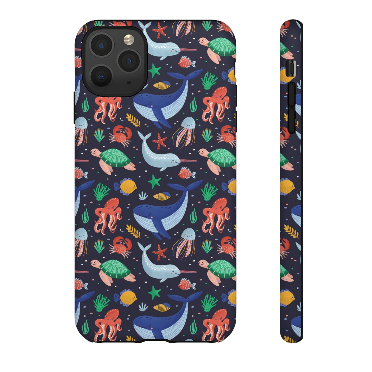 Sea Creatures Wallpaper Phone Case | iPhone 15 Plus/ Pro, 14, 13, 12| Google Pixel 7, Pro, 5| Samsung Galaxy S23 All Major Phone Models