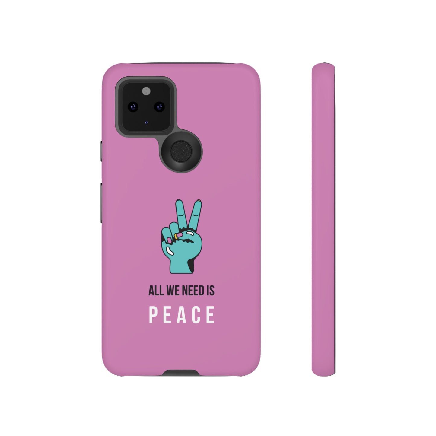 All We Need Is Peace Wallpaper Phone Case | iPhone 15 Plus/ Pro, 14, 13, 12| Google Pixel 7, Pro, 5| Samsung Galaxy S23 All Major Phone Models