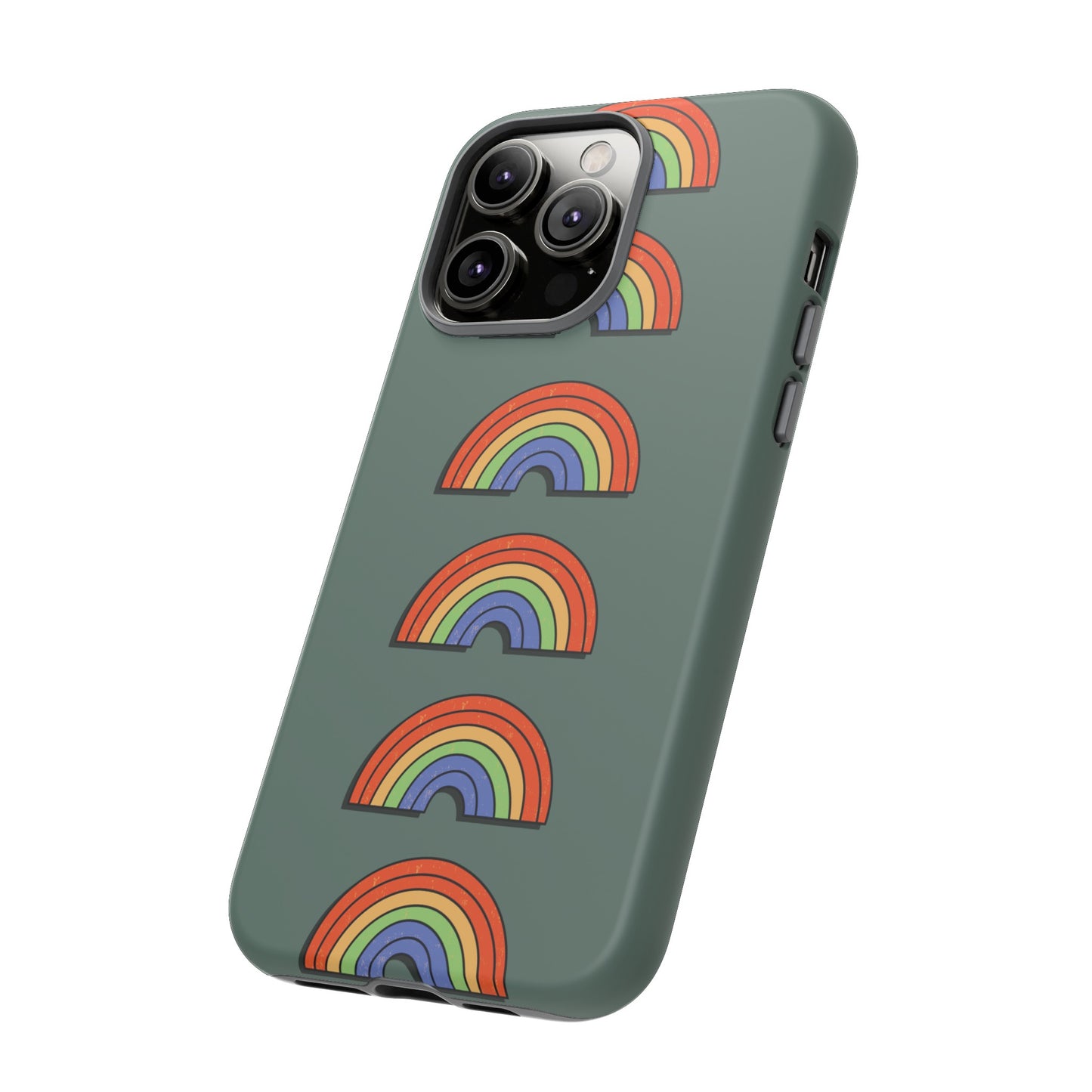 Rainbow Wallpaper Phone Case | iPhone 15 Plus/ Pro, 14, 13, 12| Google Pixel 7, Pro, 5| Samsung Galaxy S23 All Major Phone Models