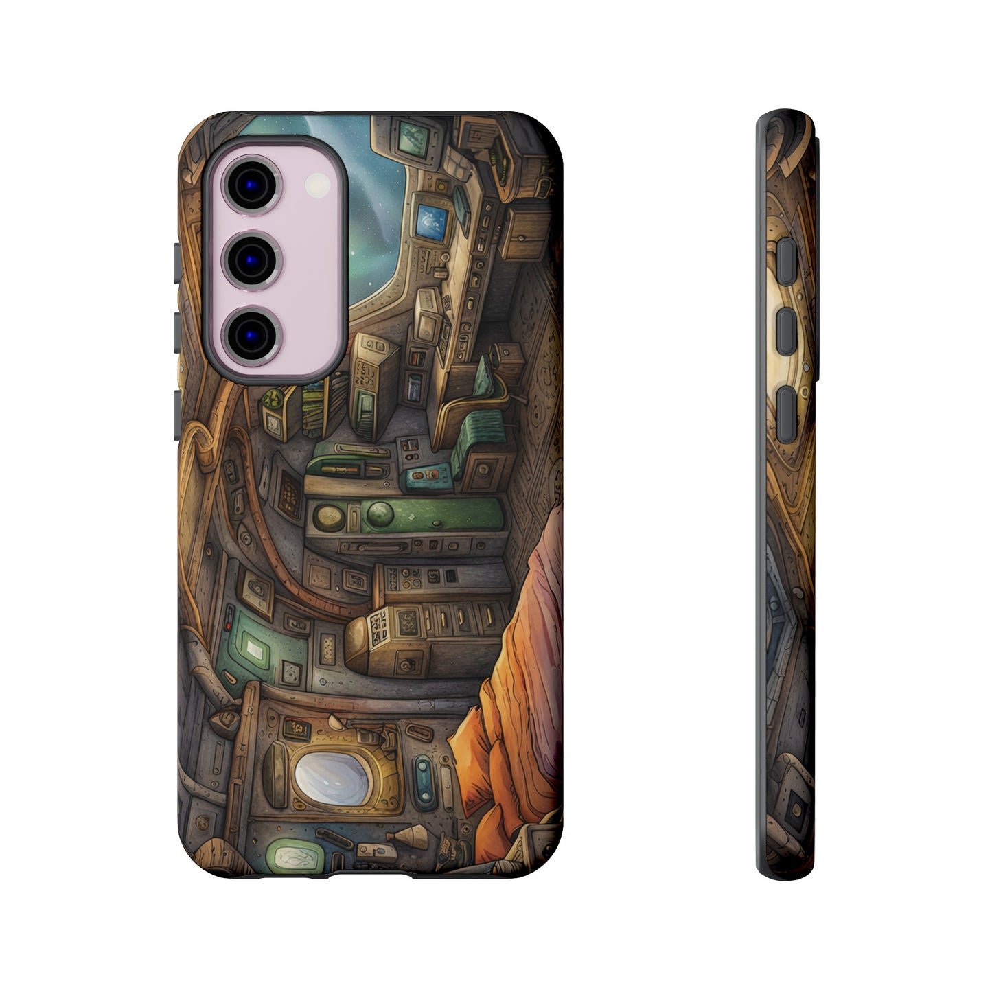 Cosy Spaceship Wallpaper Phone Case | iPhone 15 Plus/ Pro, 14, 13, 12| Google Pixel 7, Pro, 5| Samsung Galaxy S23 All Major Phone Models